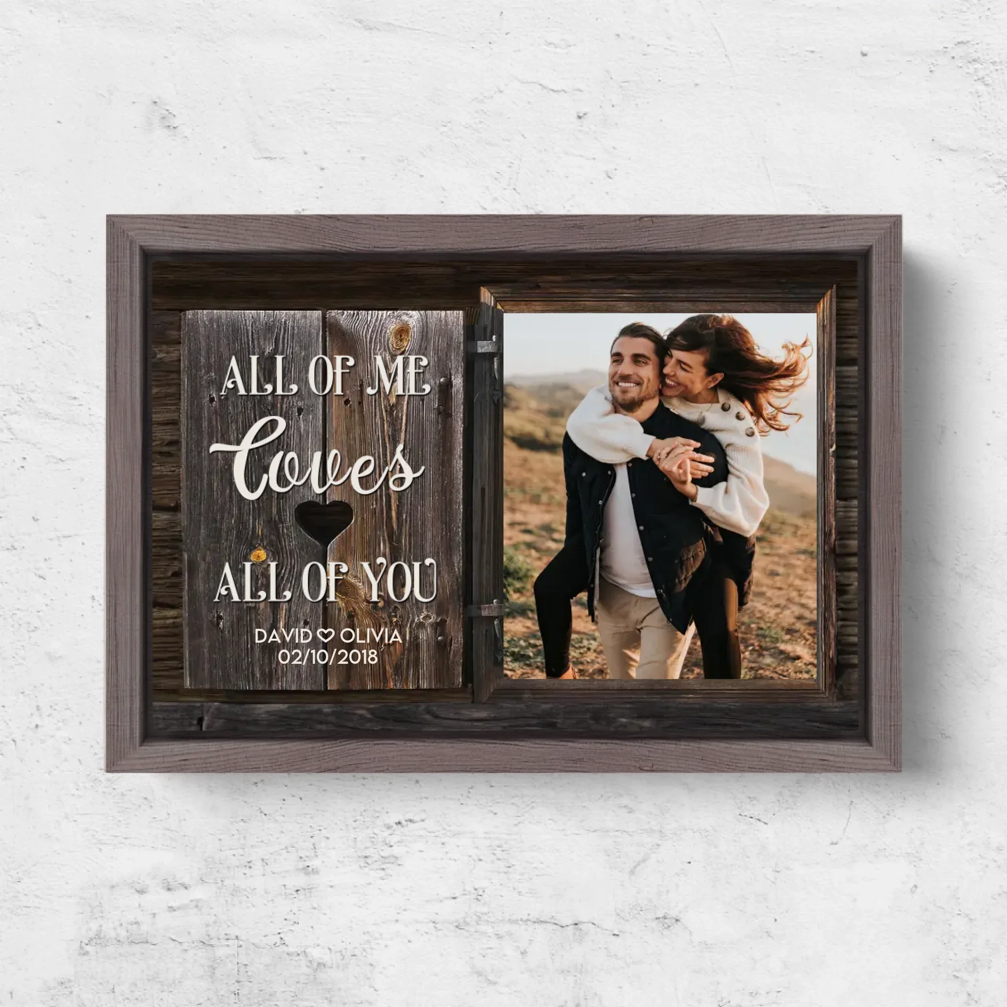 Personalized Canvas "All of Me loves All of You" - Image 6