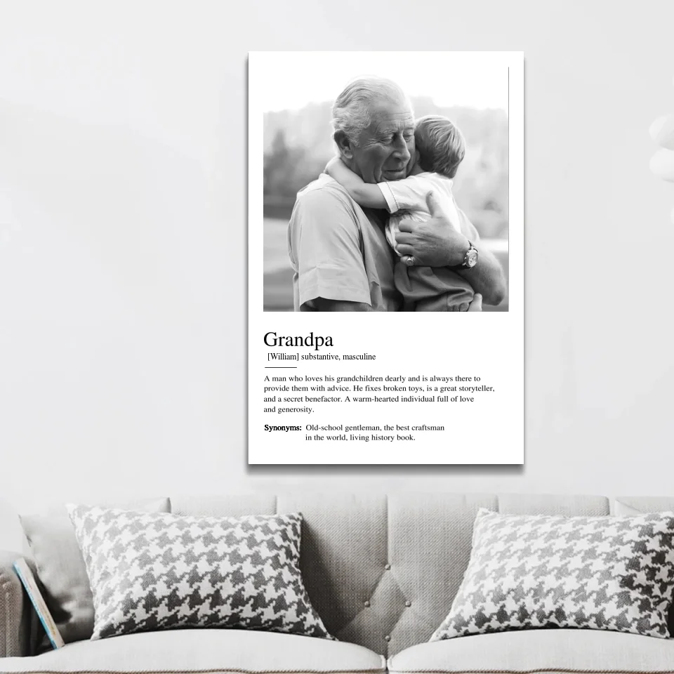 Personalized Canvas "Definition Grandpa" - Image 3