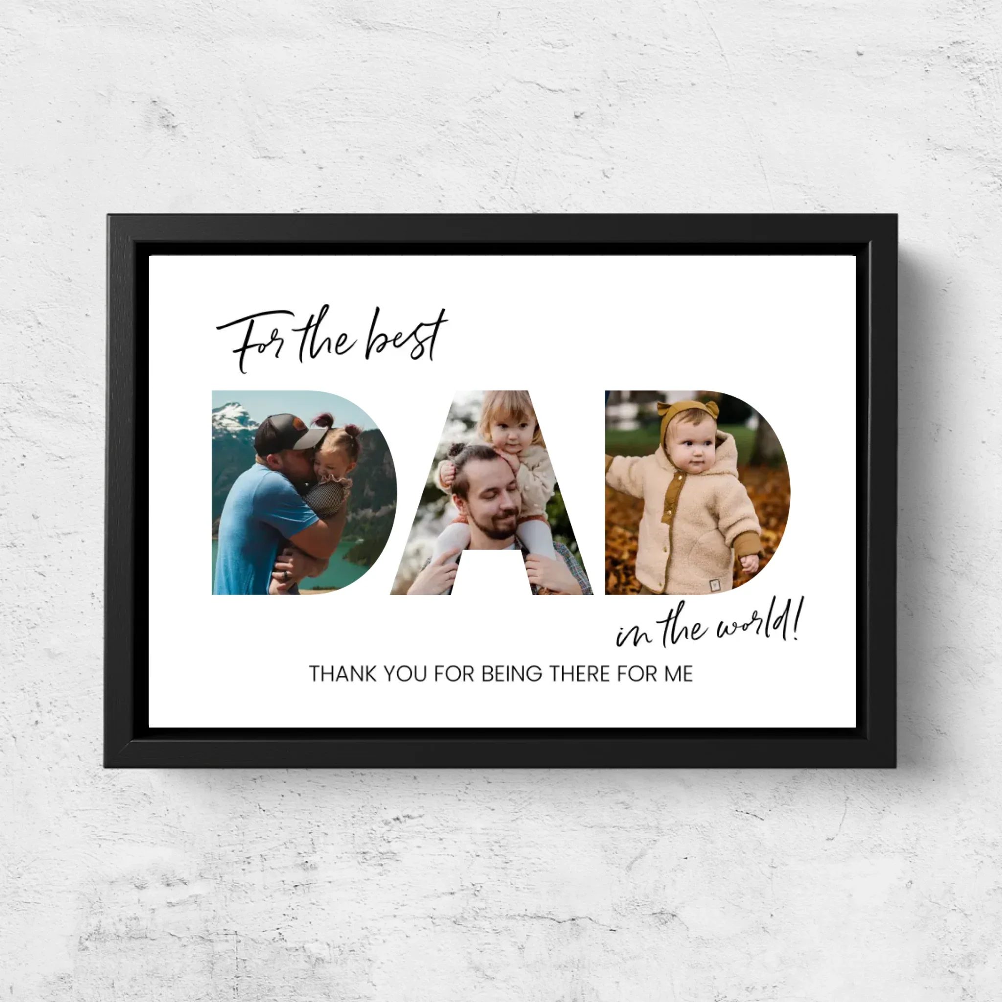 Personalized Canvas "For the best Dad" - Image 5