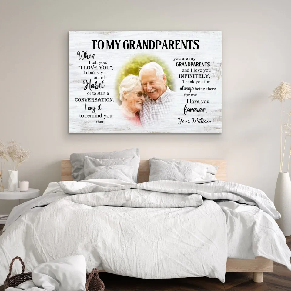 Personalized Canvas "Grandparents" - Image 3