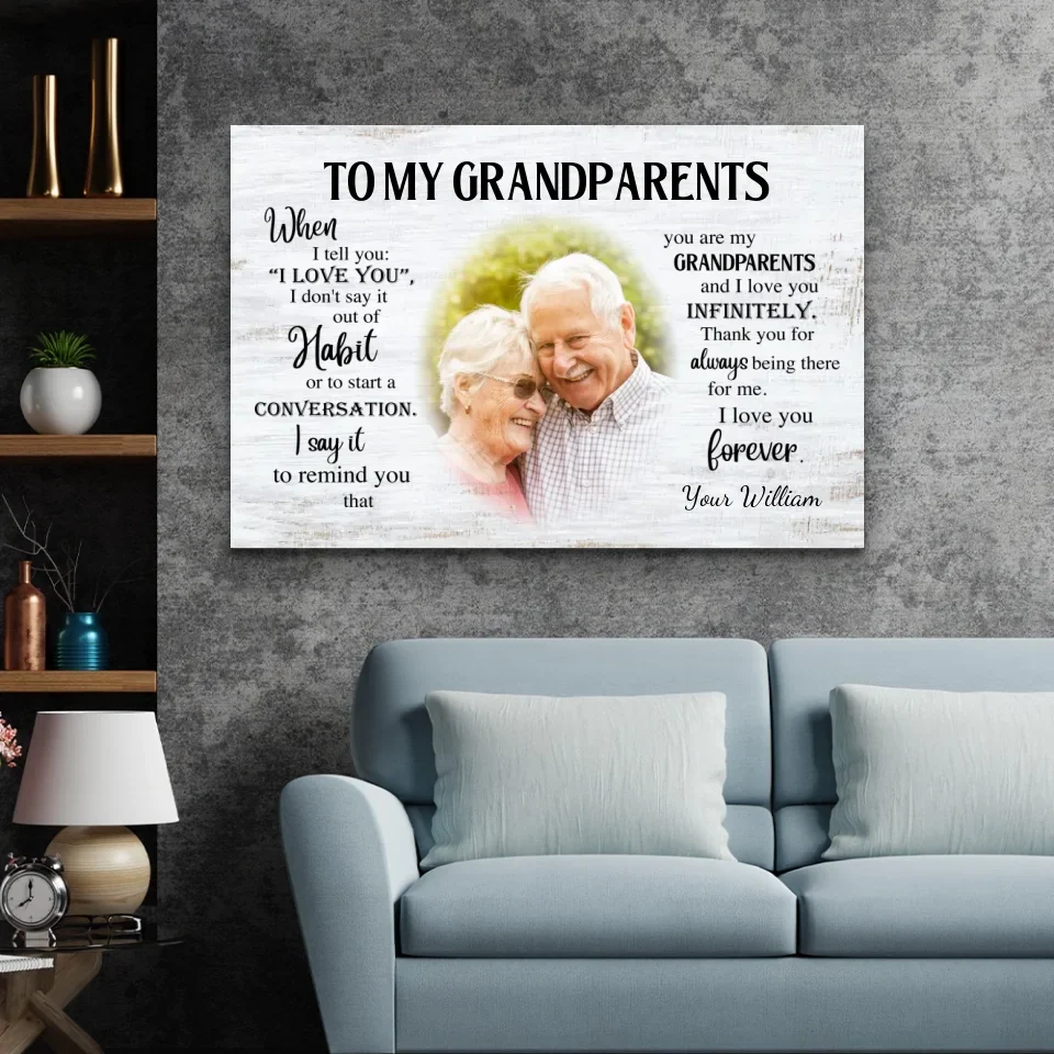 Personalized Canvas "Grandparents" - Image 4