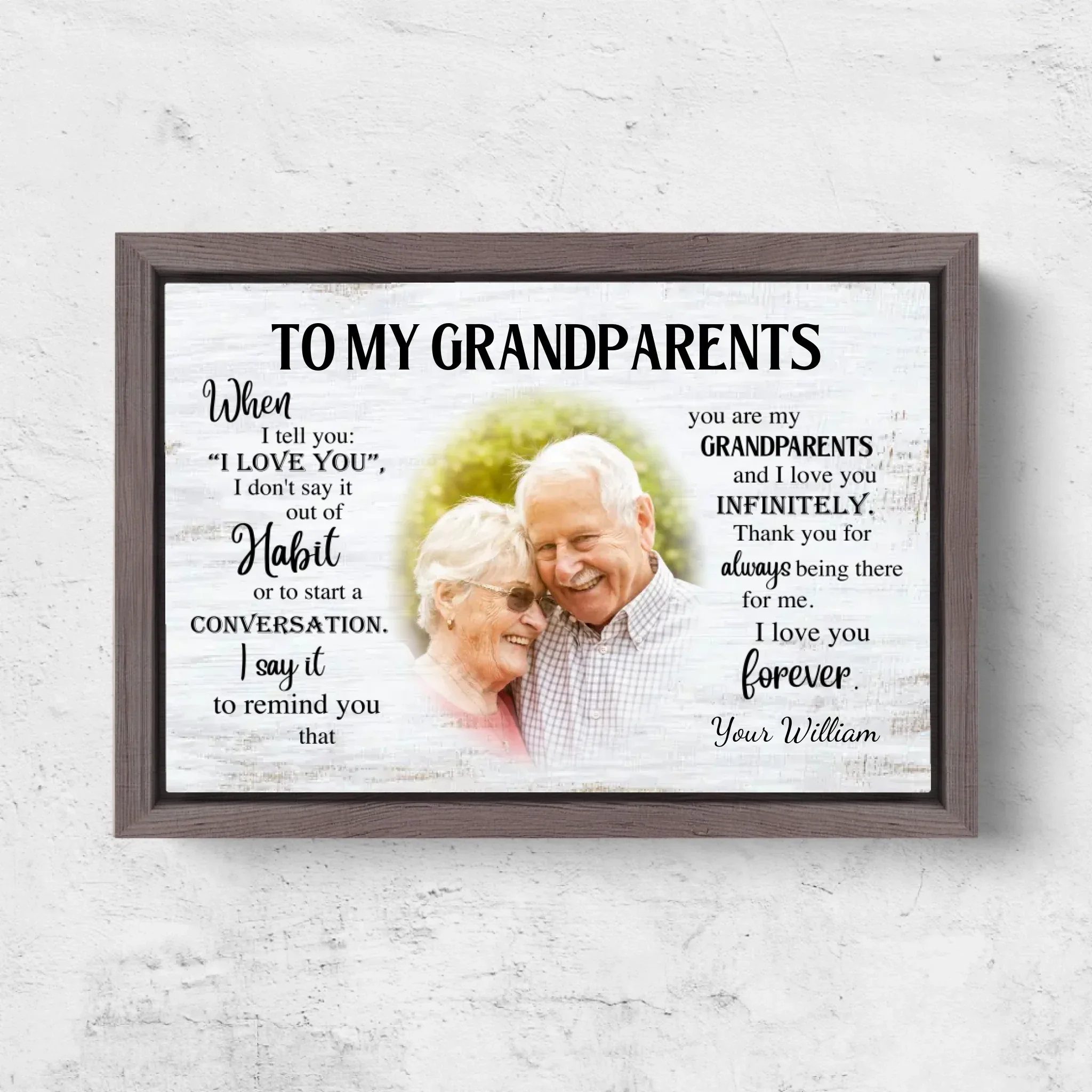 Personalized Canvas "Grandparents" - Image 6