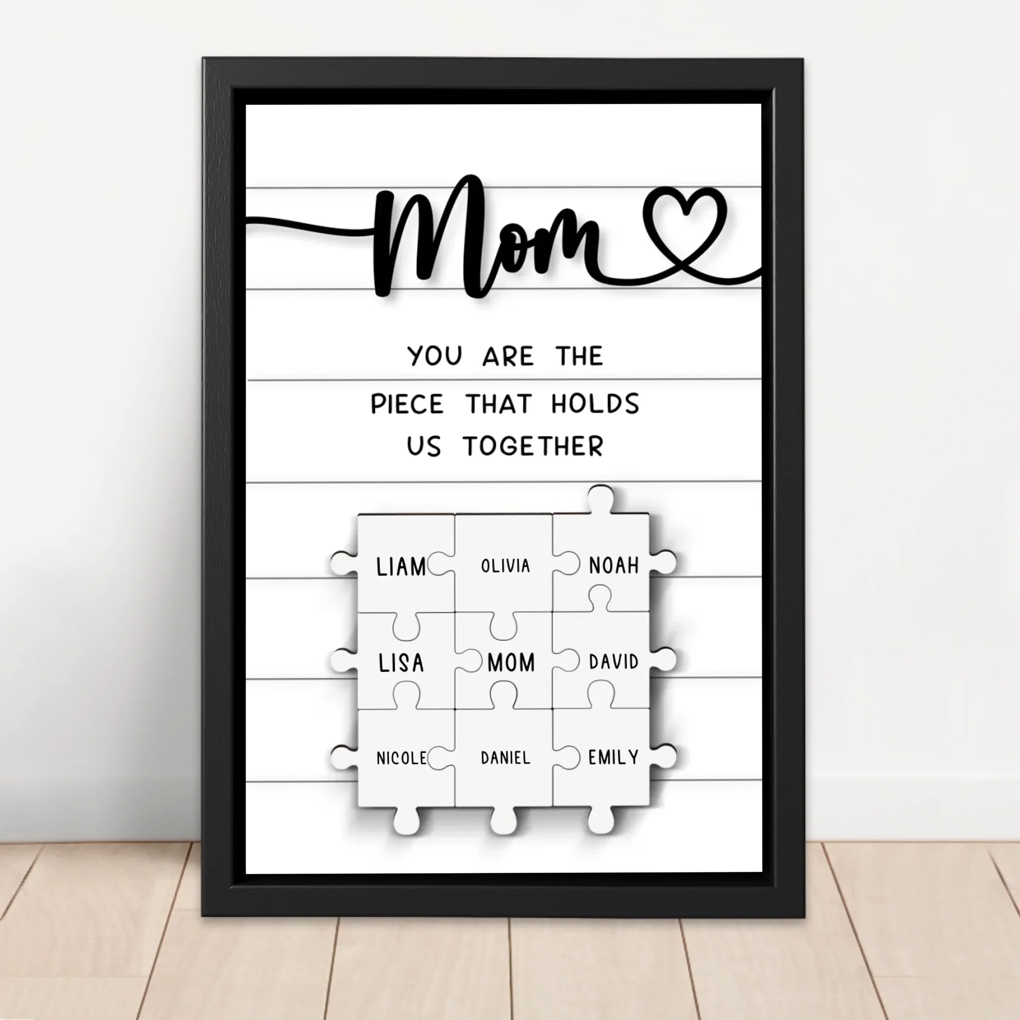Personalized Canvas "Mom is irreplaceable" - Image 4