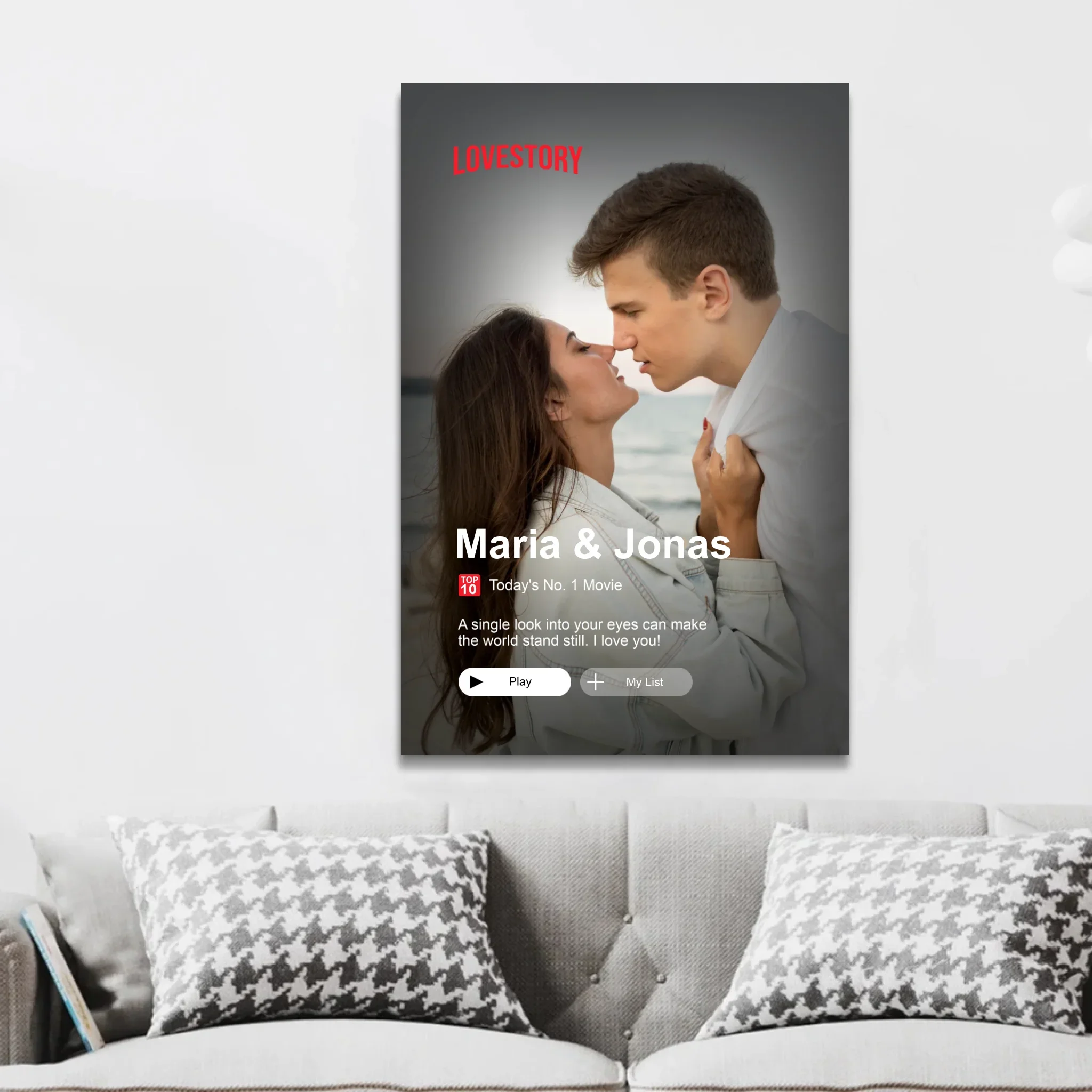 Personalized Canvas "Our Cover" - Image 3