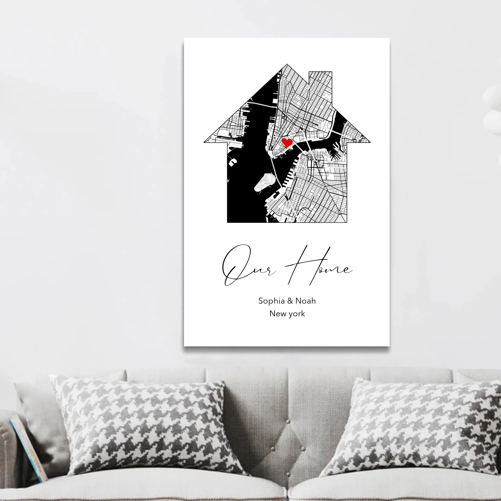 Personalized Canvas "Our Home" - Image 3