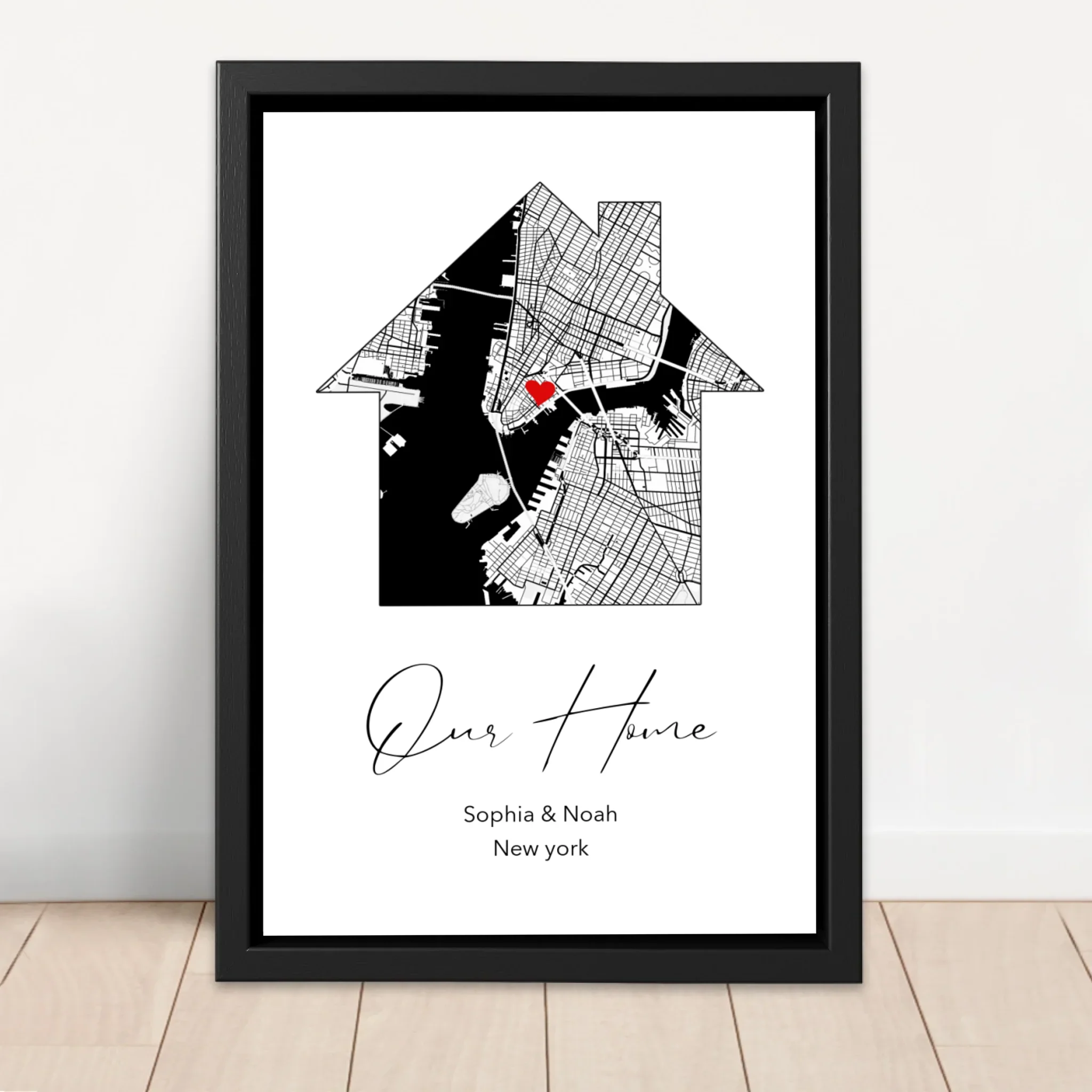 Personalized Canvas "Our Home" - Image 4