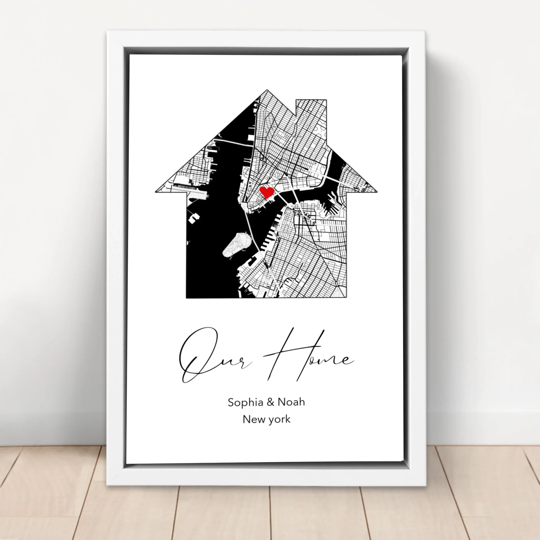 Personalized Canvas "Our Home" - Image 6