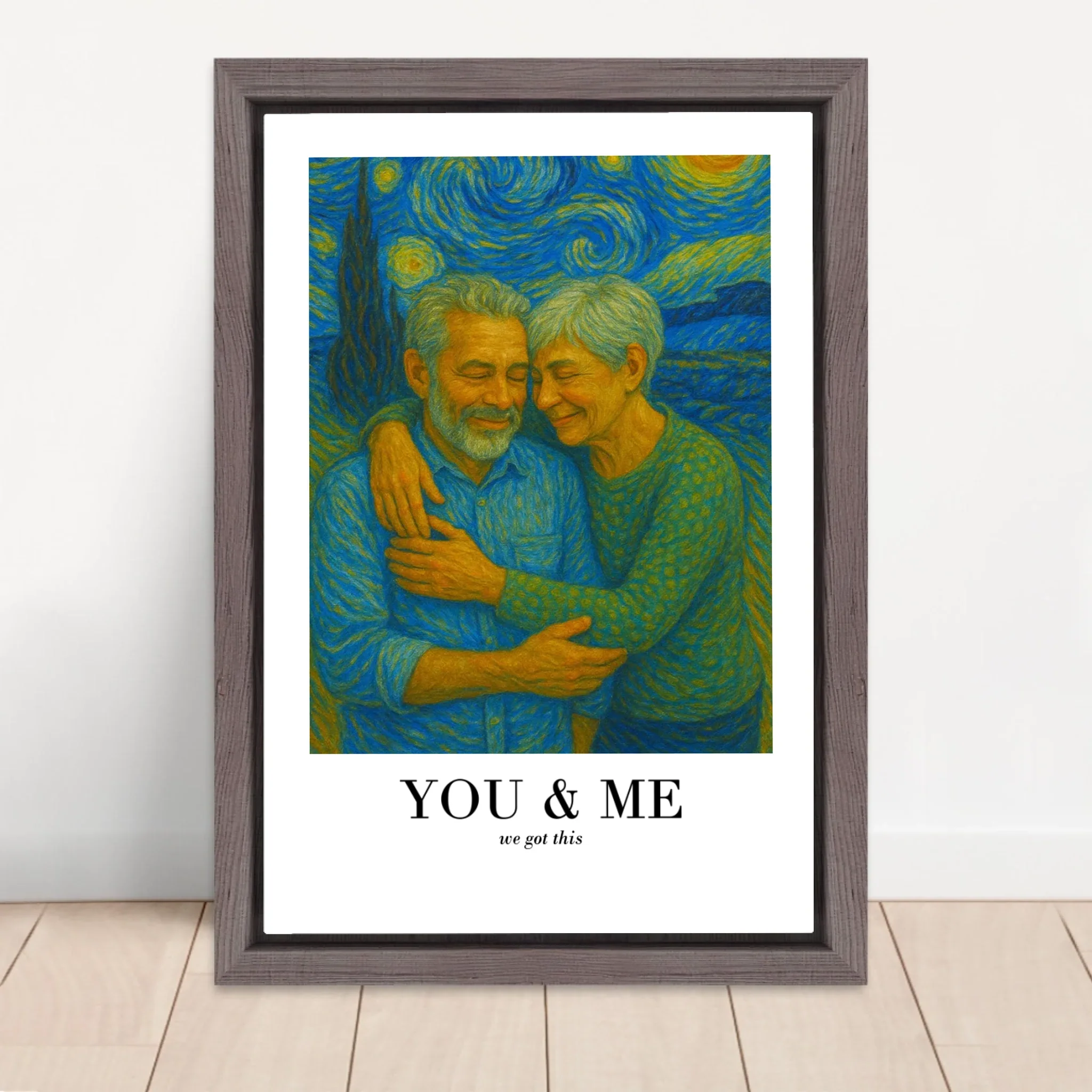Personalized Canvas – You and Me In Van Gogh Art We Got This - Image 5