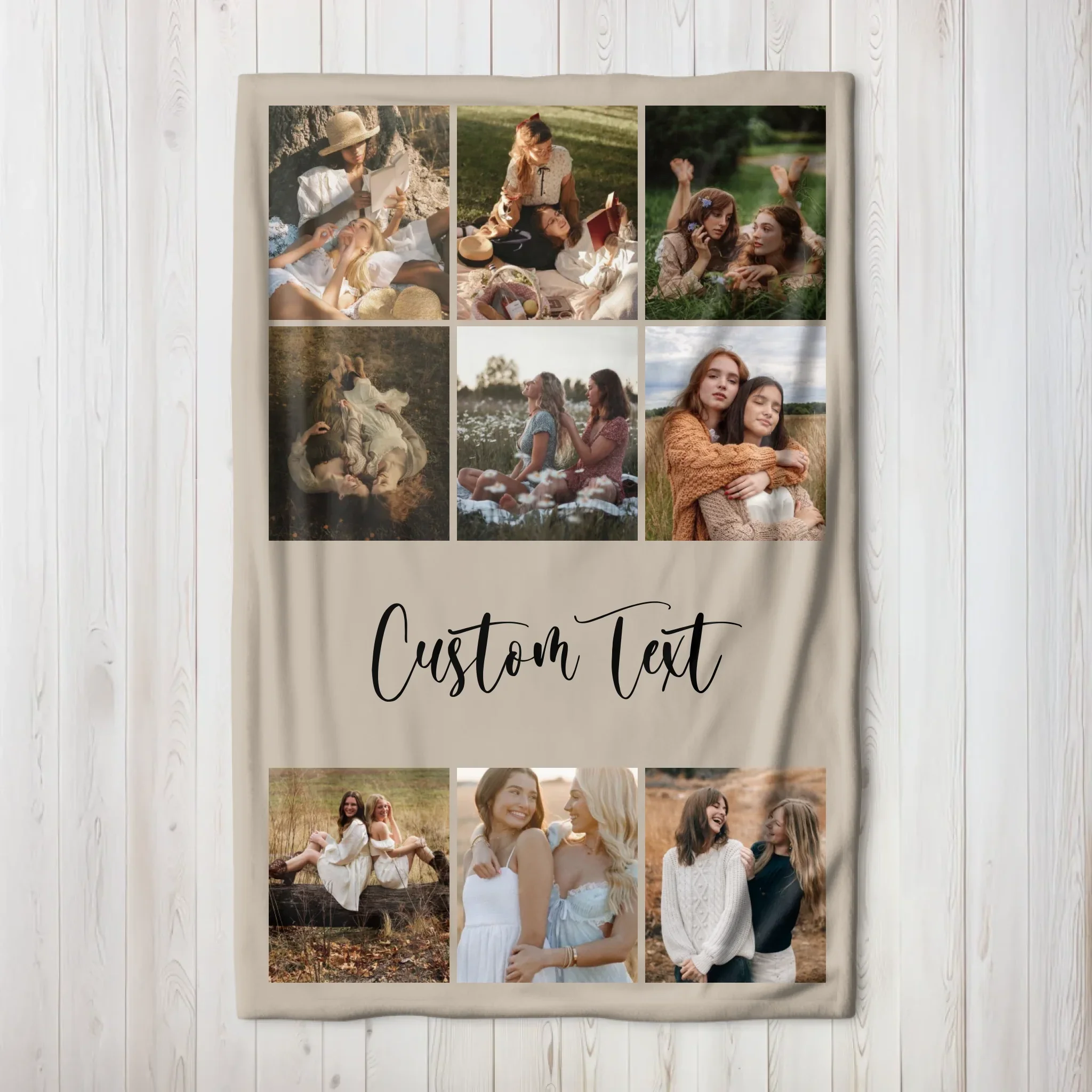 Personalized Blanket – Couple Photo Collage - Image 6
