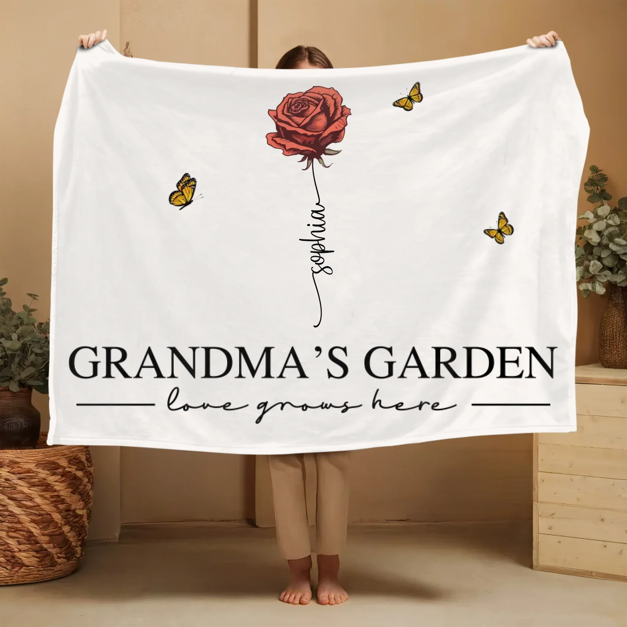 Personalized Blanket “Grandma’s Garden” - Image 9