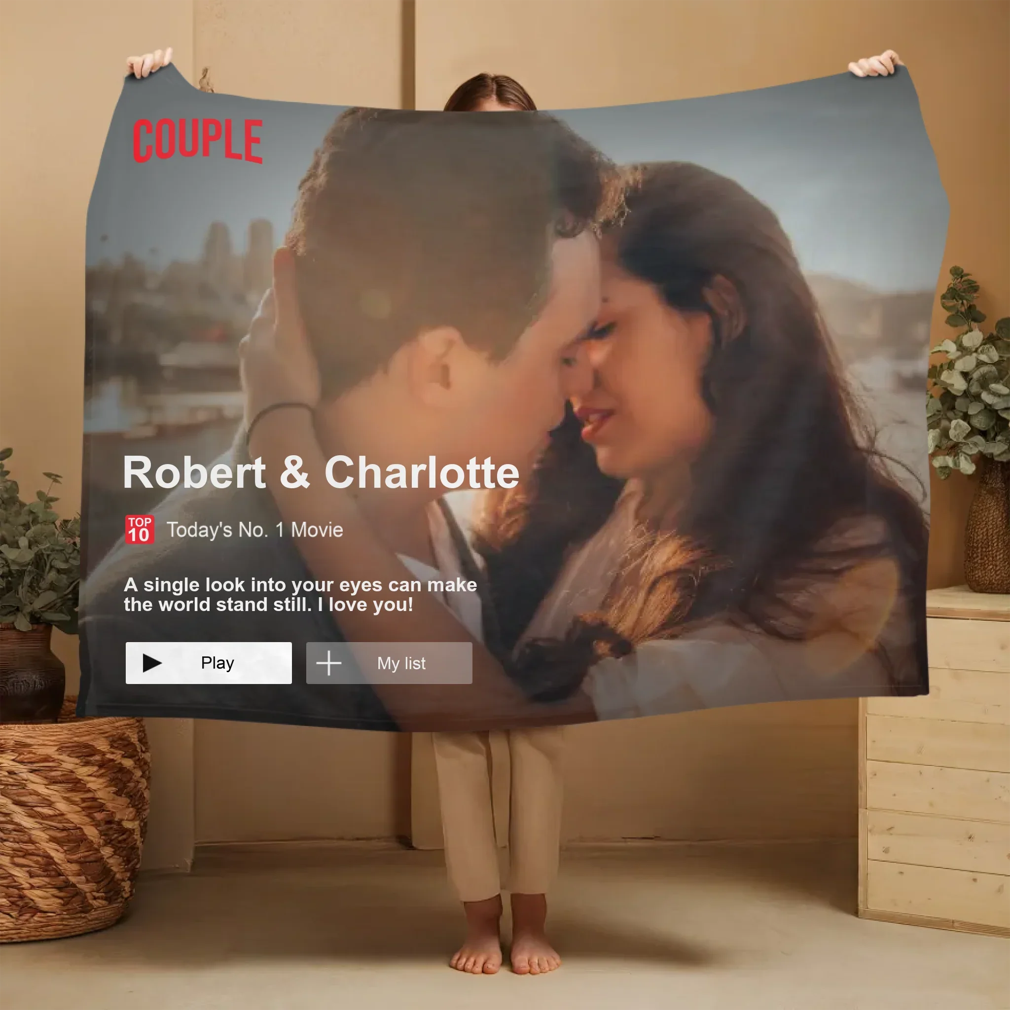Personalized Blanket “Lovestory” - Image 3