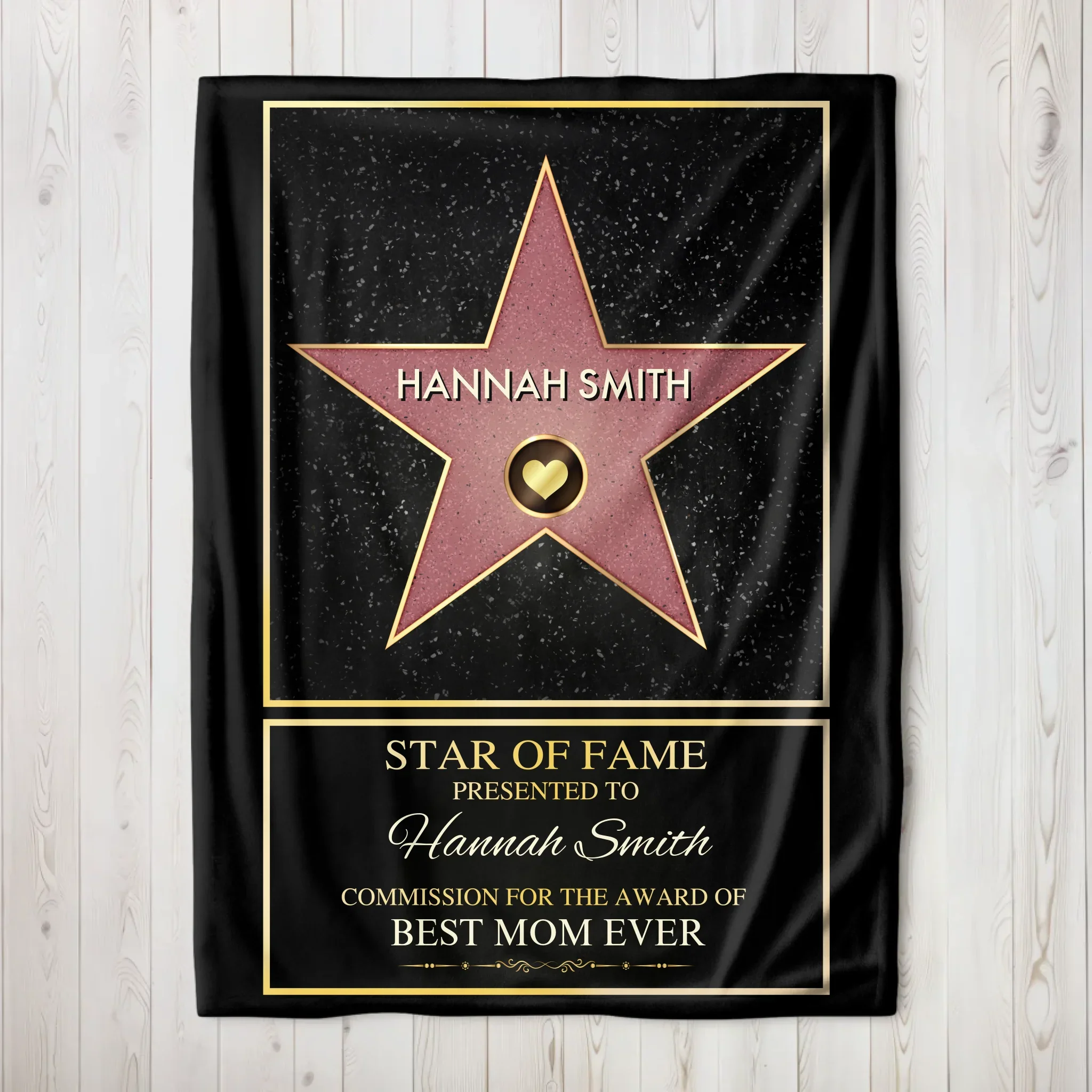 Personalized Blanket “Star of Fame” - Image 3