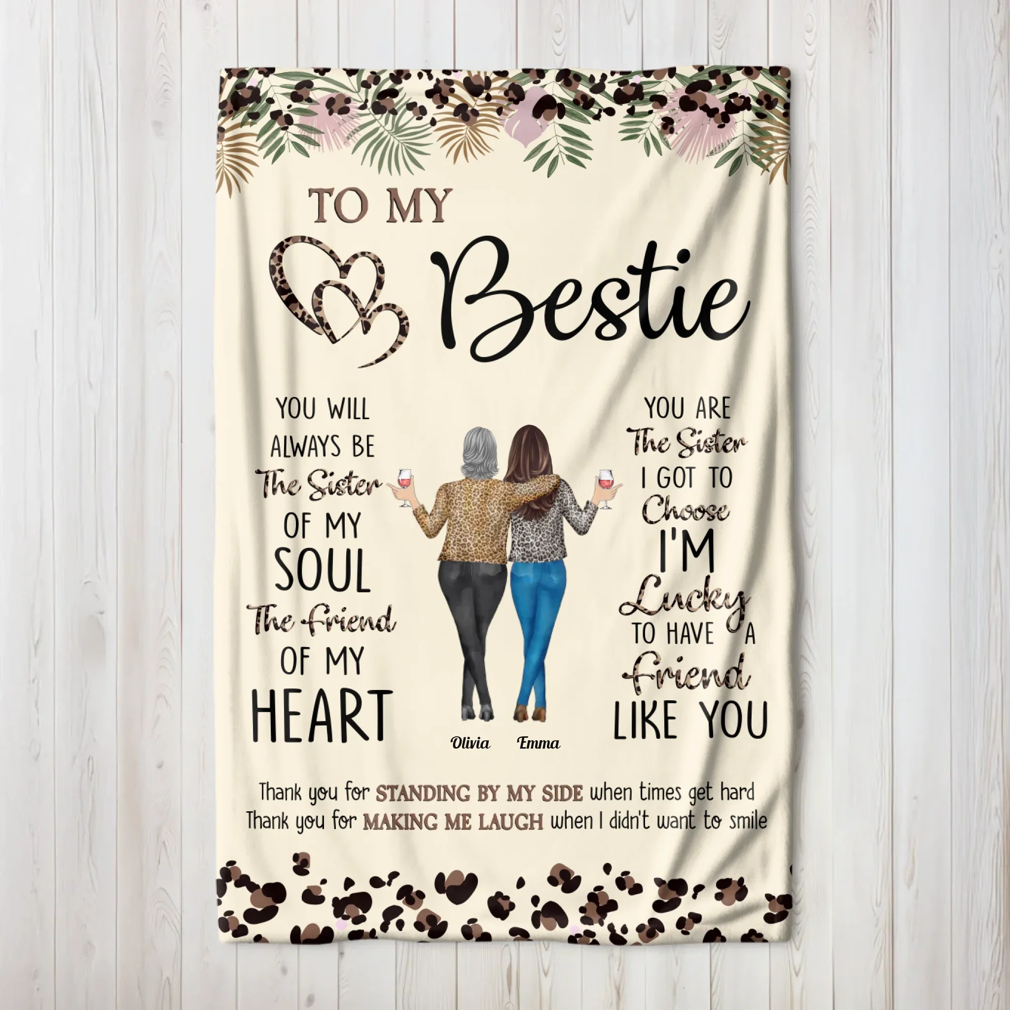 Personalized Blanket – Thank You For Standing By My Side - Image 6