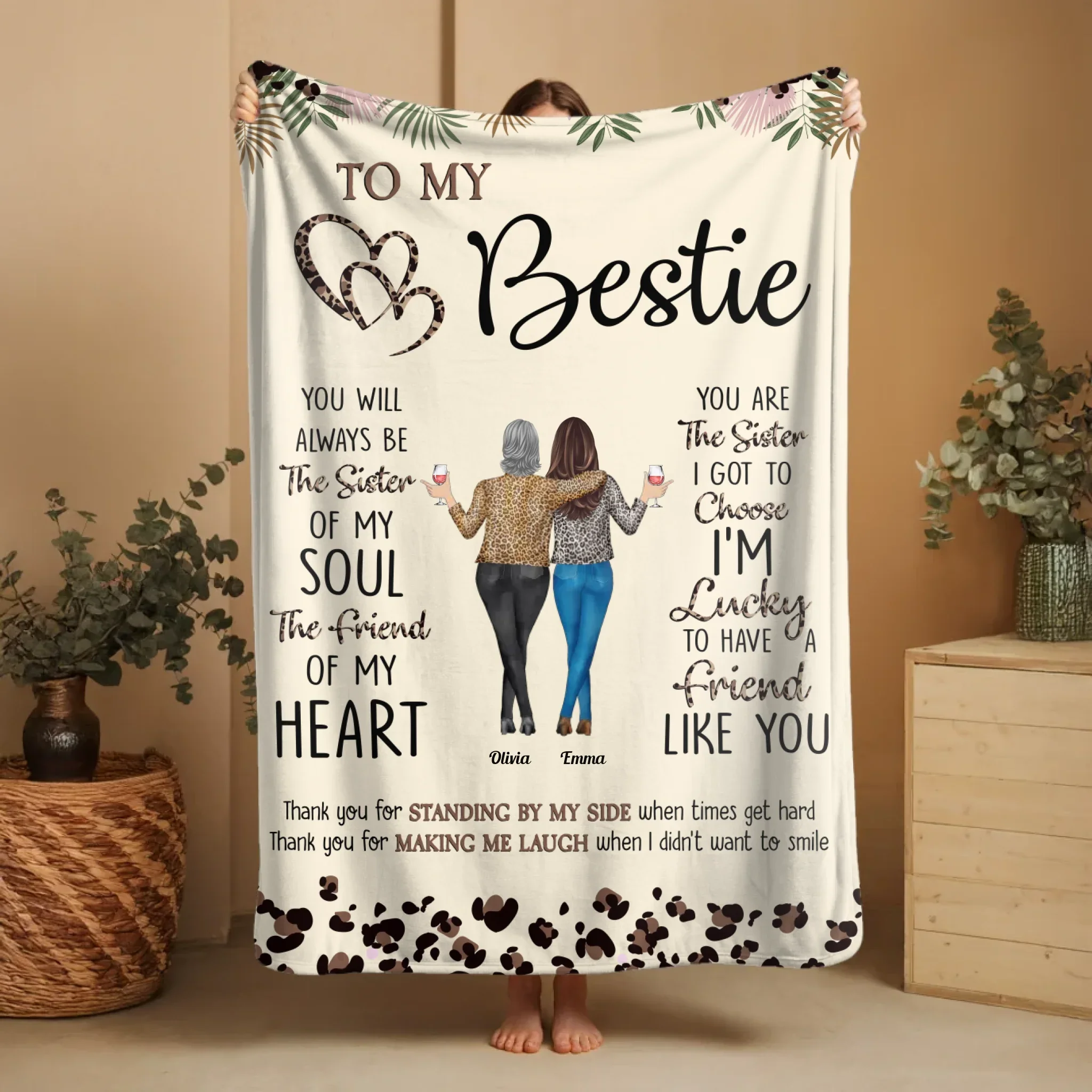 Personalized Blanket – Thank You For Standing By My Side - Image 7