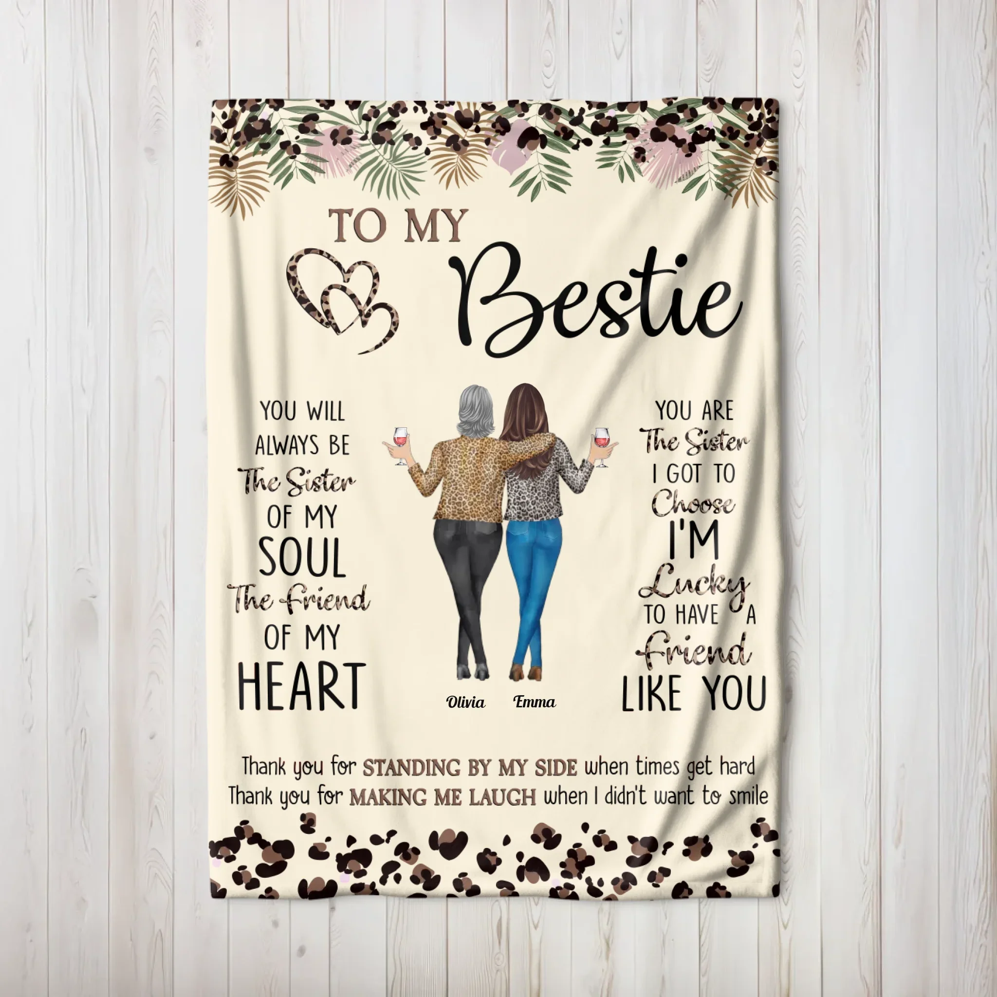 Personalized Blanket – Thank You For Standing By My Side - Image 8