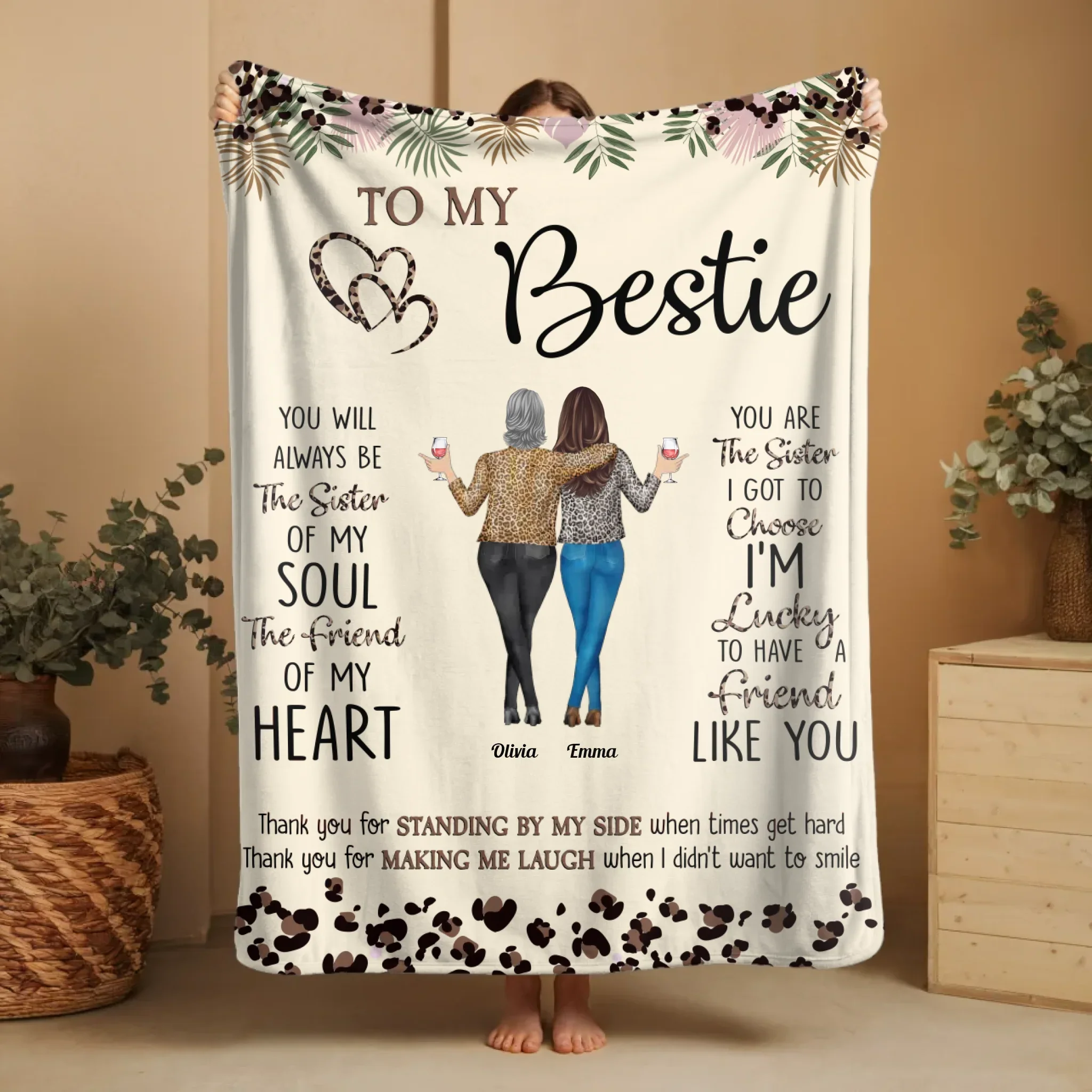 Personalized Blanket – Thank You For Standing By My Side - Image 9