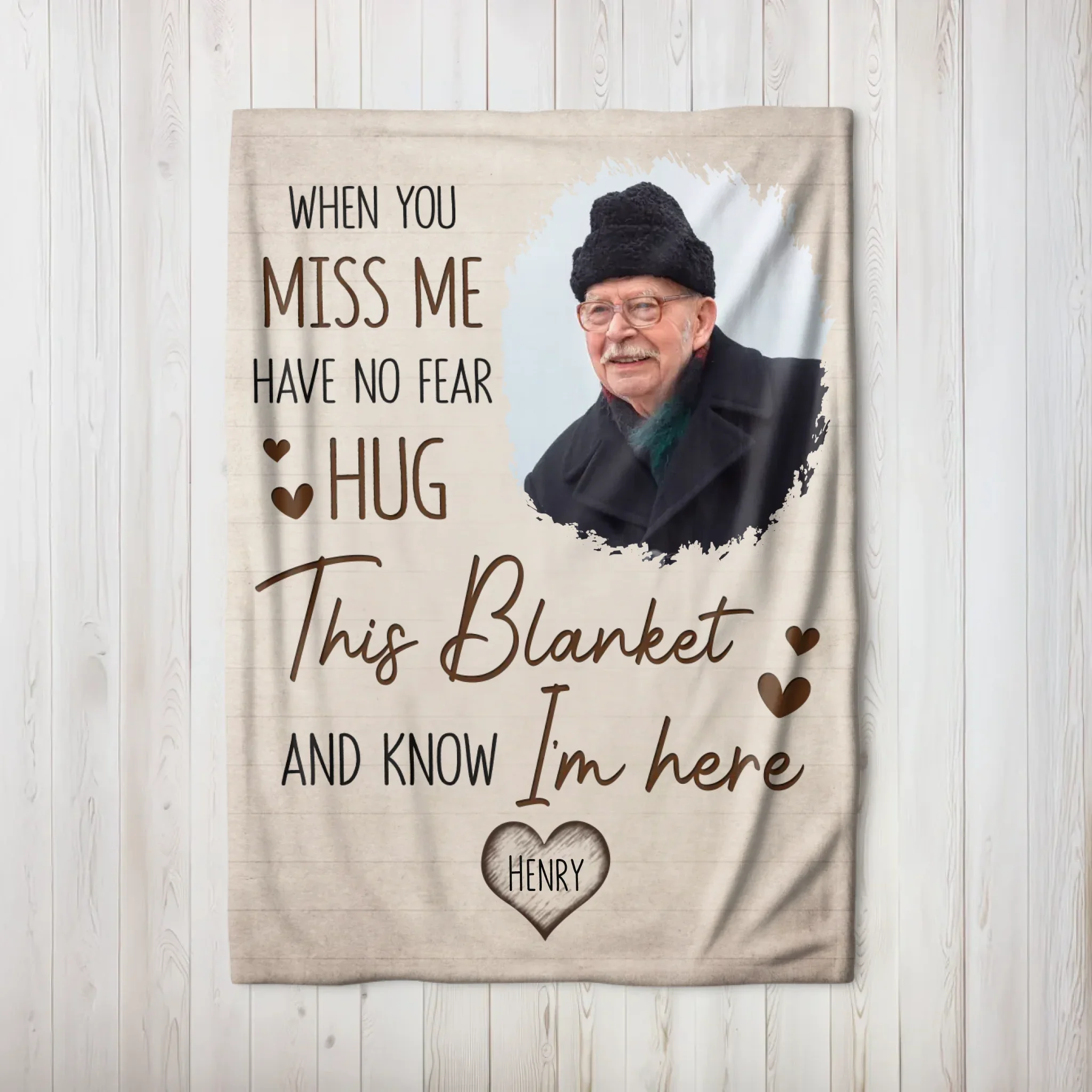 Personalized Blanket – When You Miss Me - Image 8