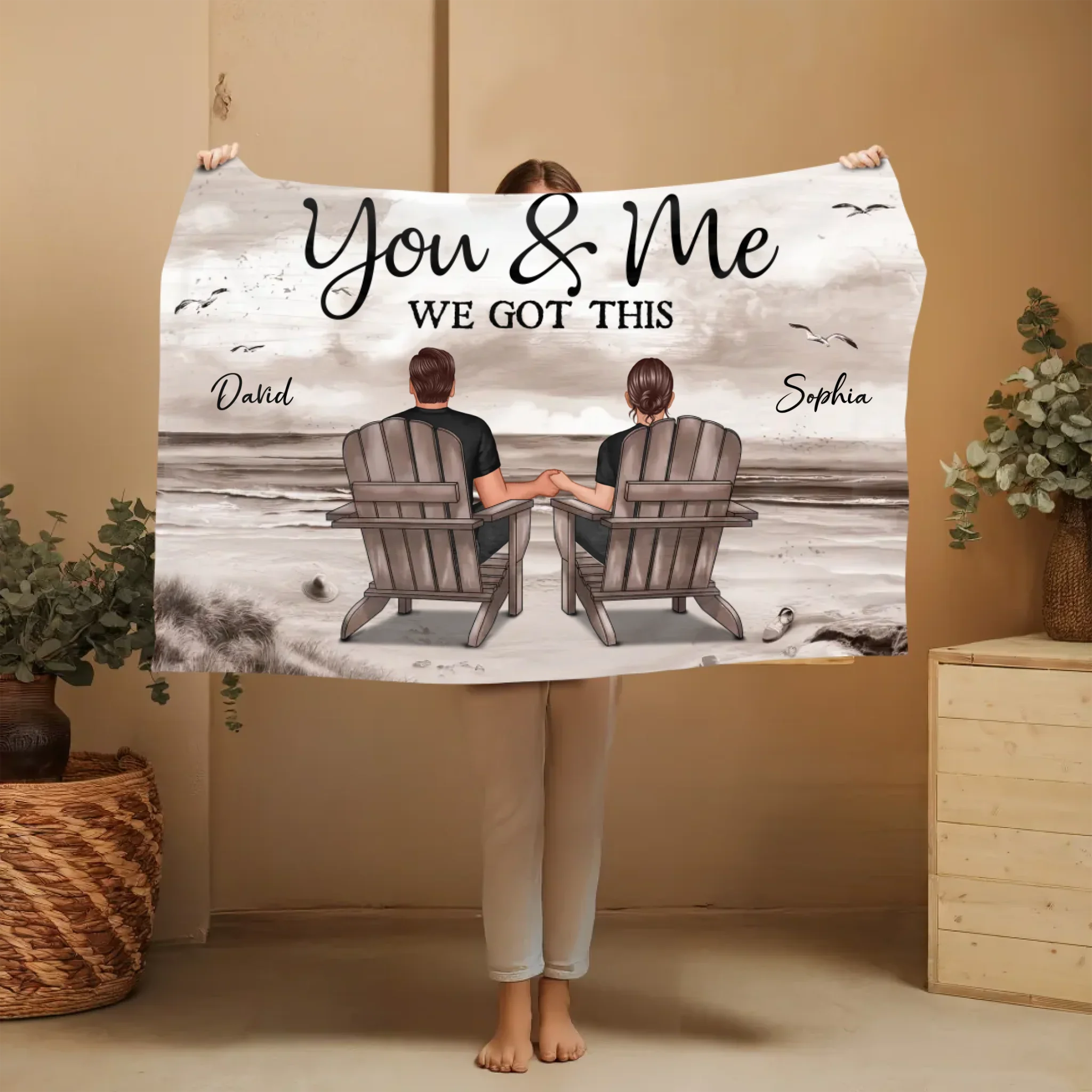 Personalized Blanket “You and me, we got this” - Image 4