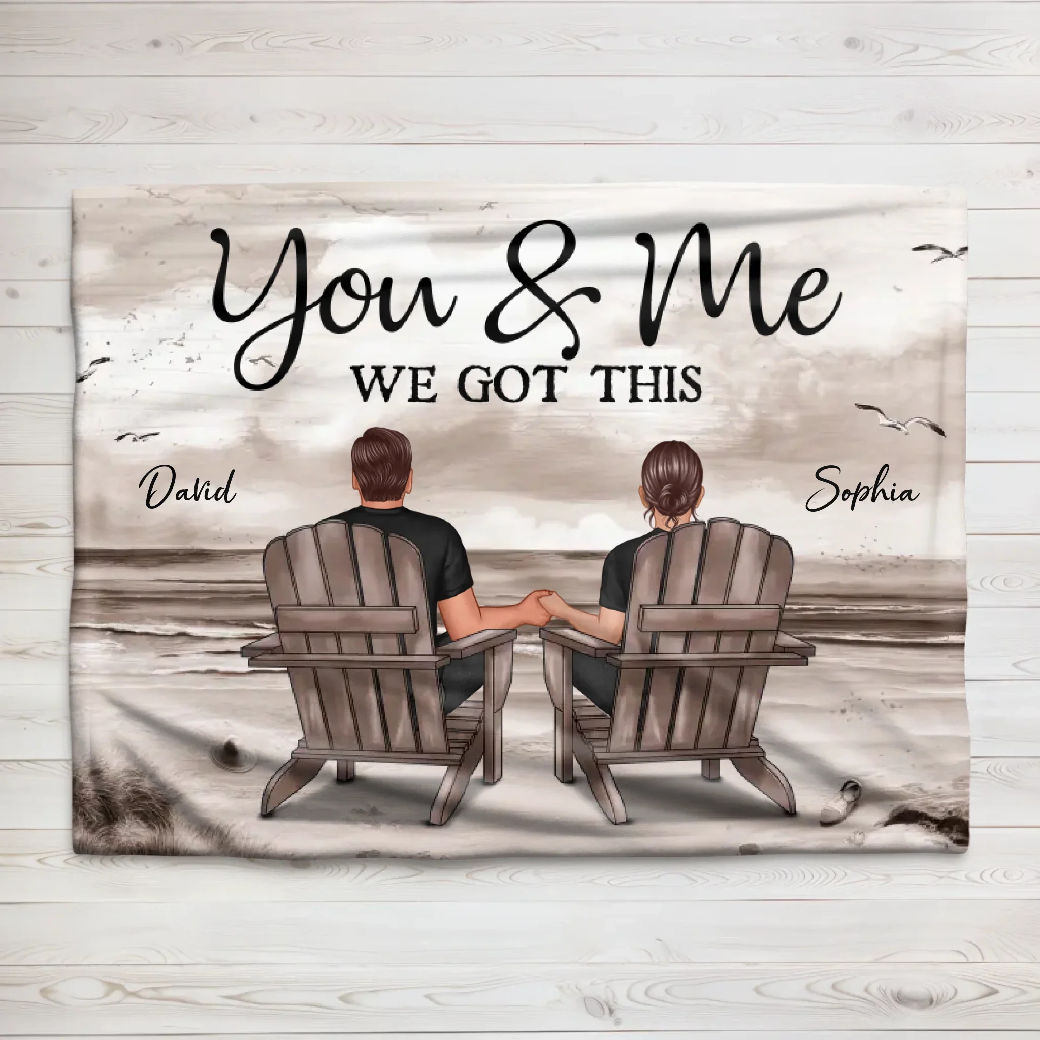 Personalized Blanket “You and me, we got this” - Image 6