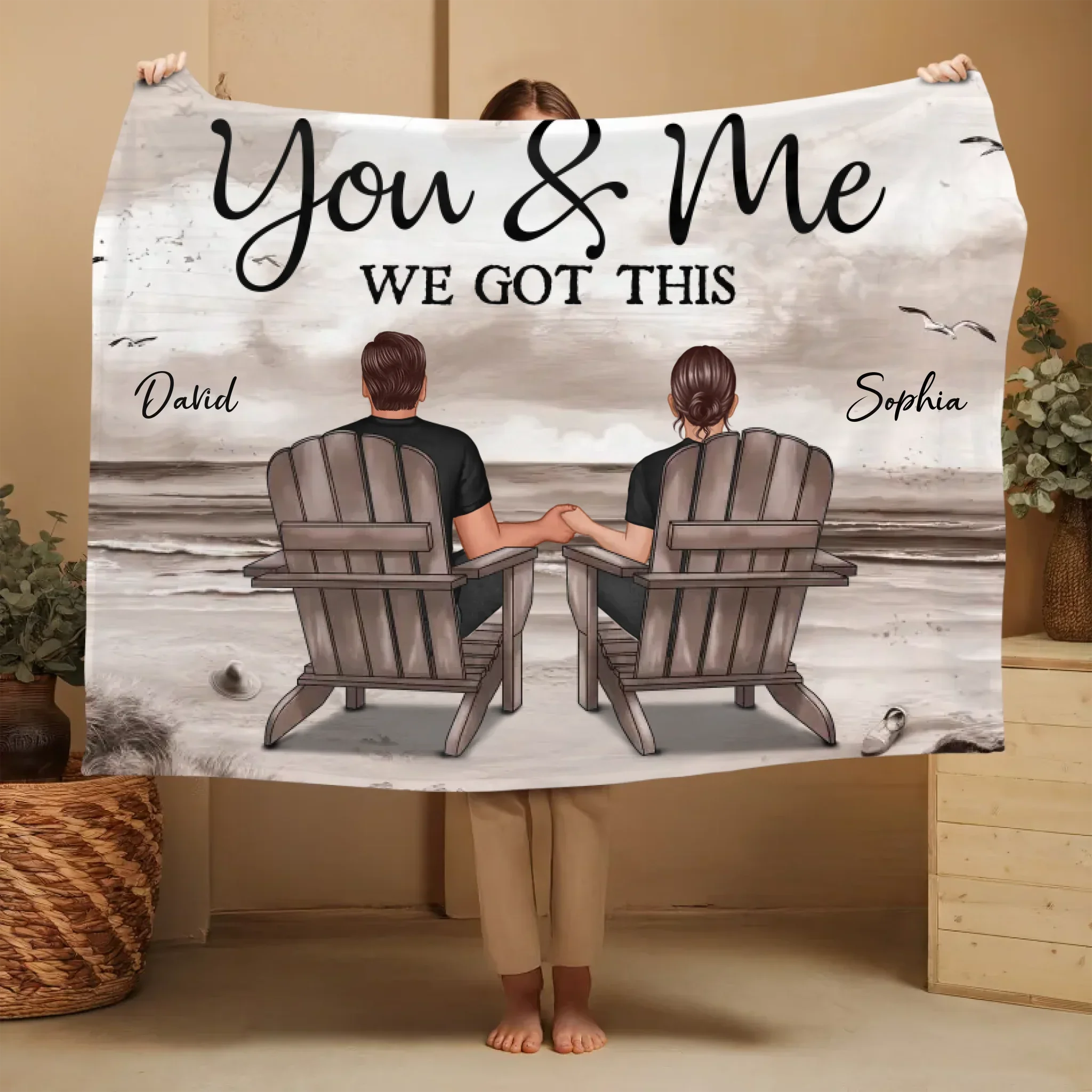 Personalized Blanket “You and me, we got this” - Image 8