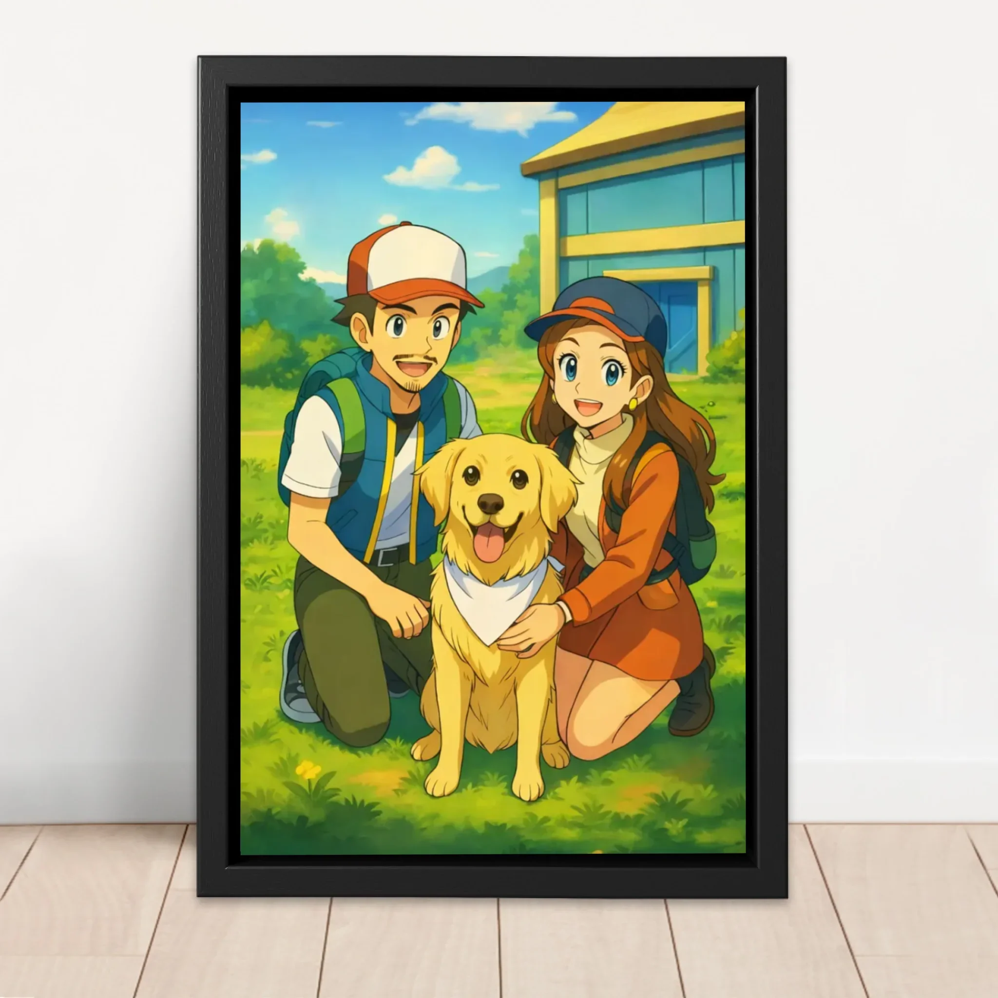 Personalized Canvas – Anime Monster Trainer Portrait - Image 4