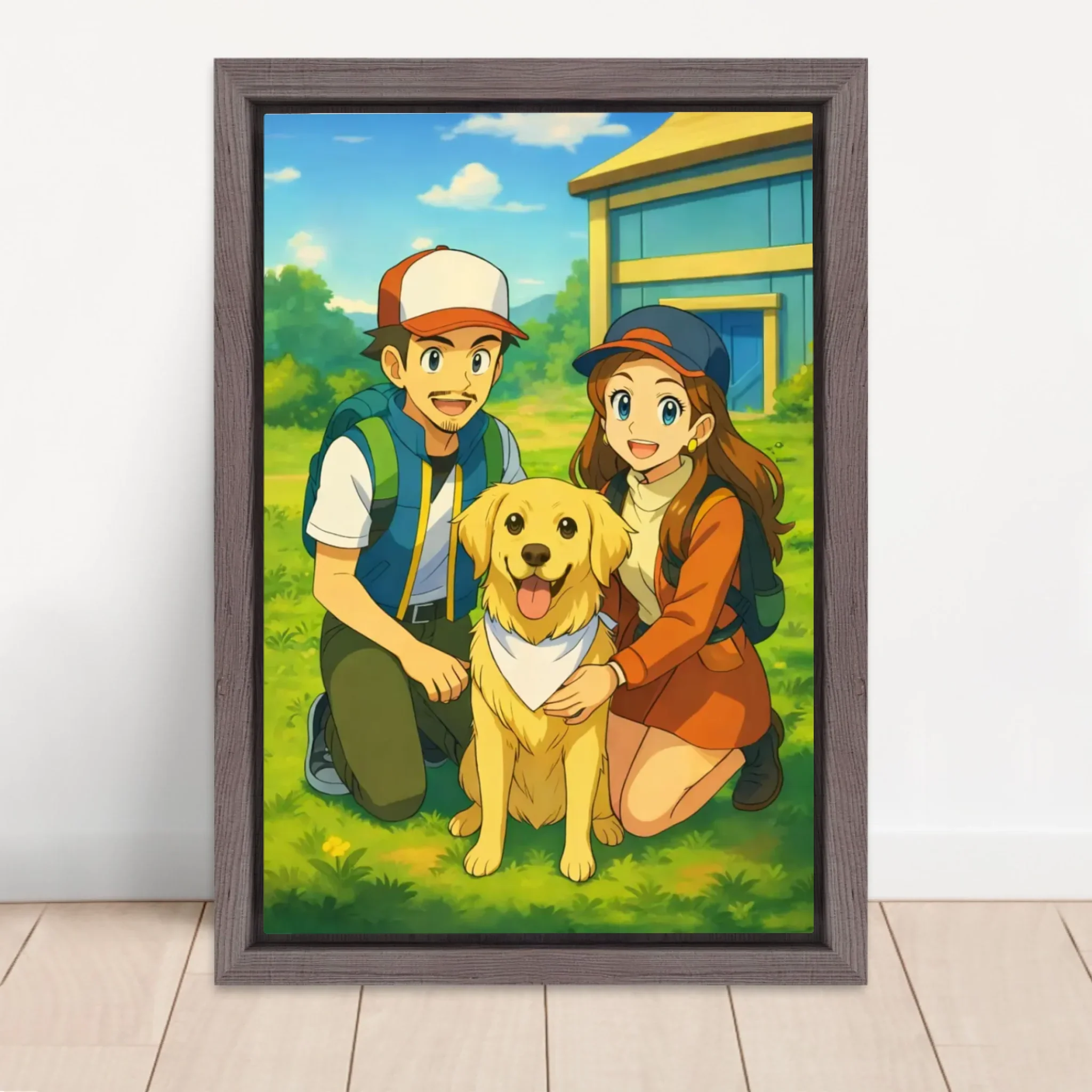 Personalized Canvas – Anime Monster Trainer Portrait - Image 5
