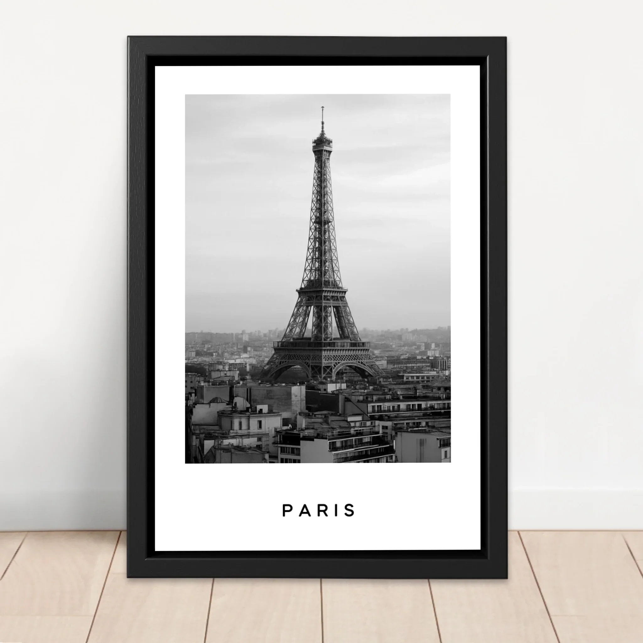Personalized Canvas – Cityscape Black And White Travel - Image 4