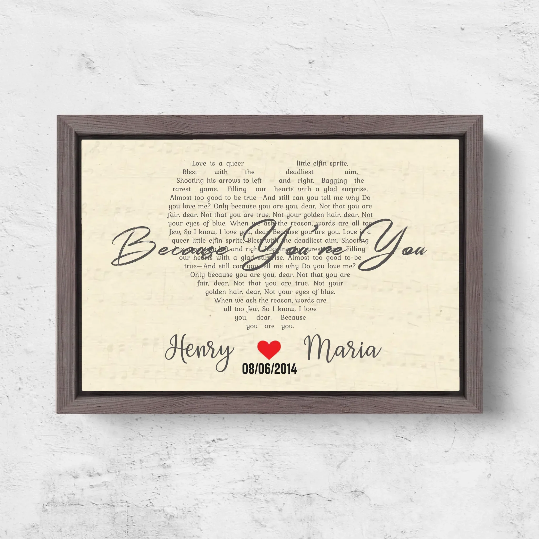 Personalized Canvas – Custom Heart-Shaped Song - Image 6