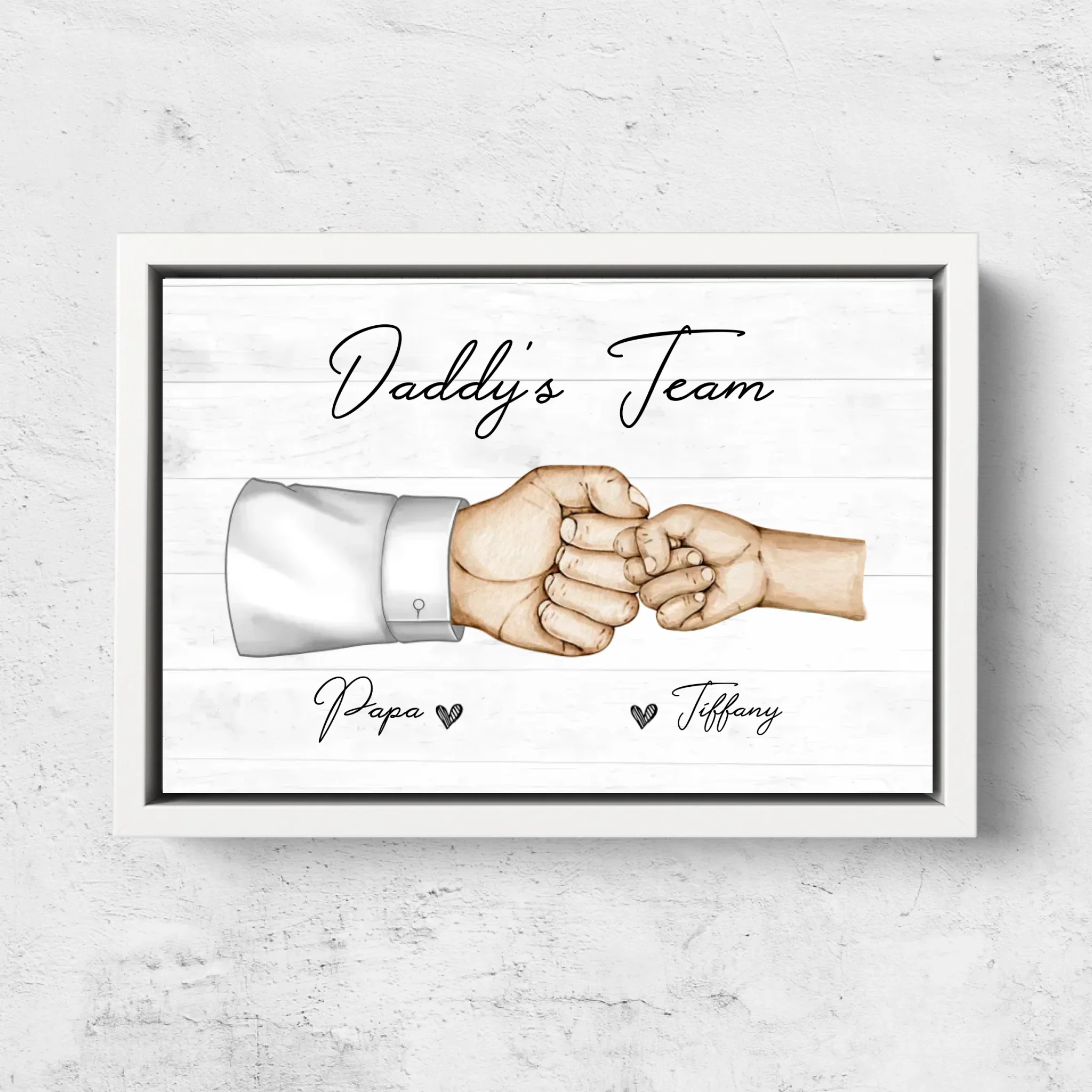 Personalized Canvas "Daddy's Team" - Image 7