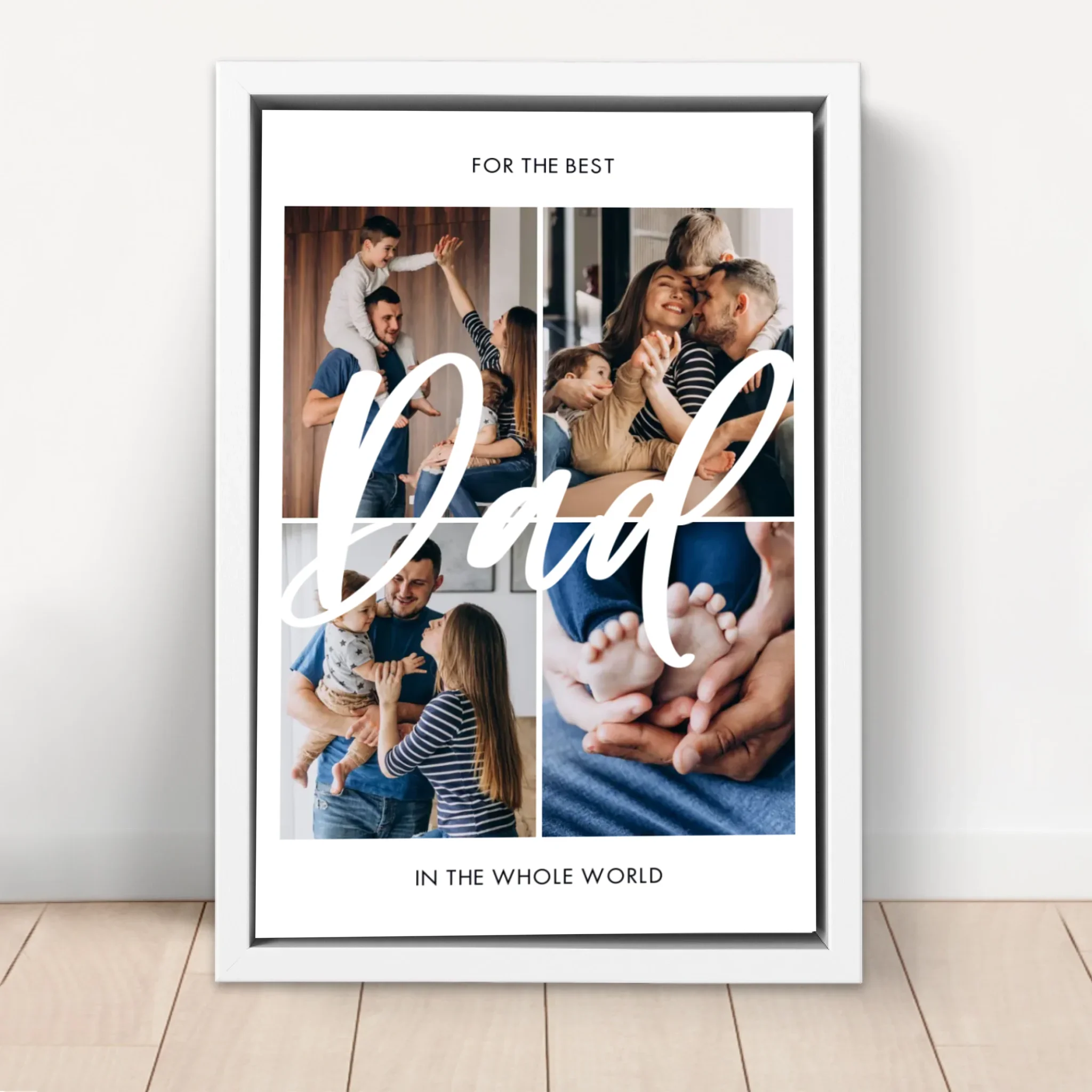 Personalized Canvas "For the best Dad in the world" - Image 6