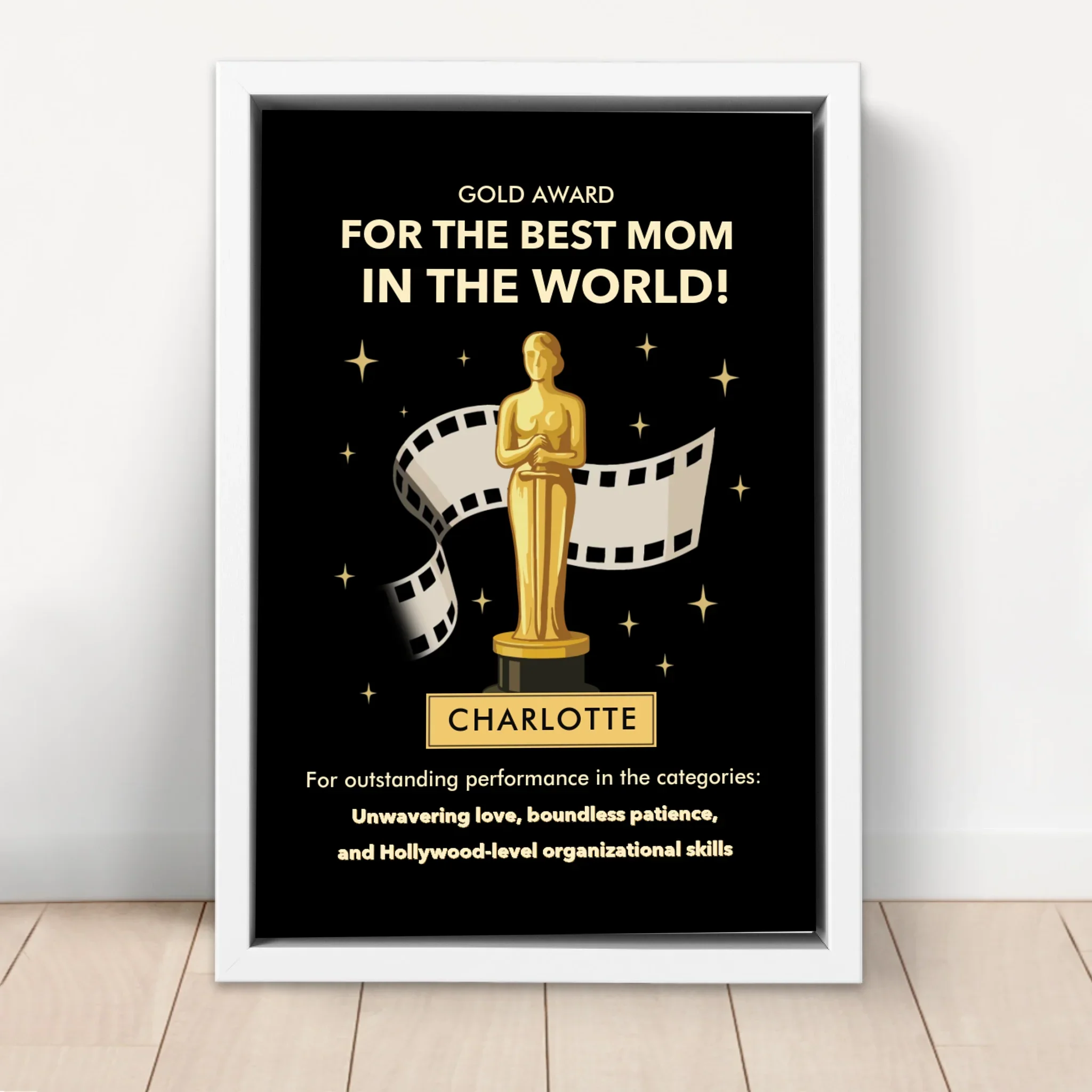 Personalized Canvas "Gold Award" - Image 6