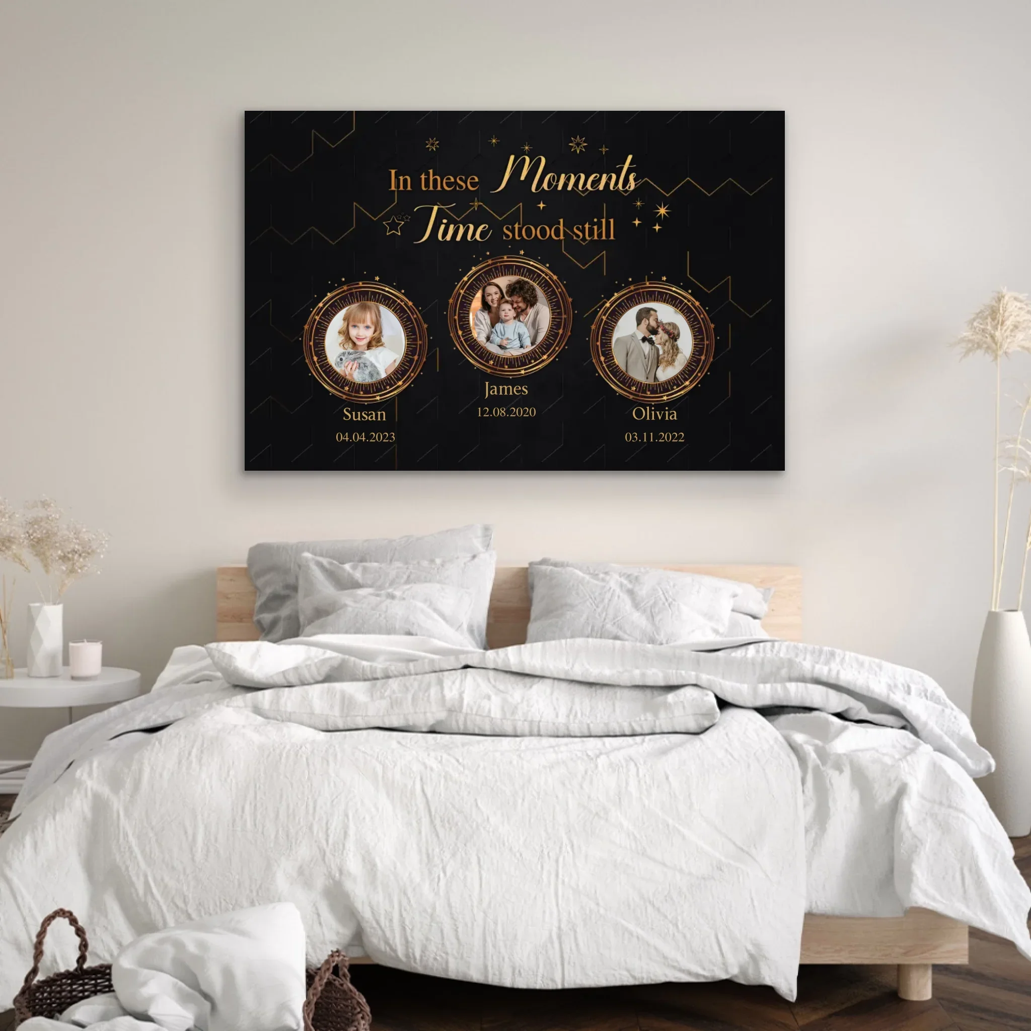 Personalized Canvas "Golden moments" - Image 3