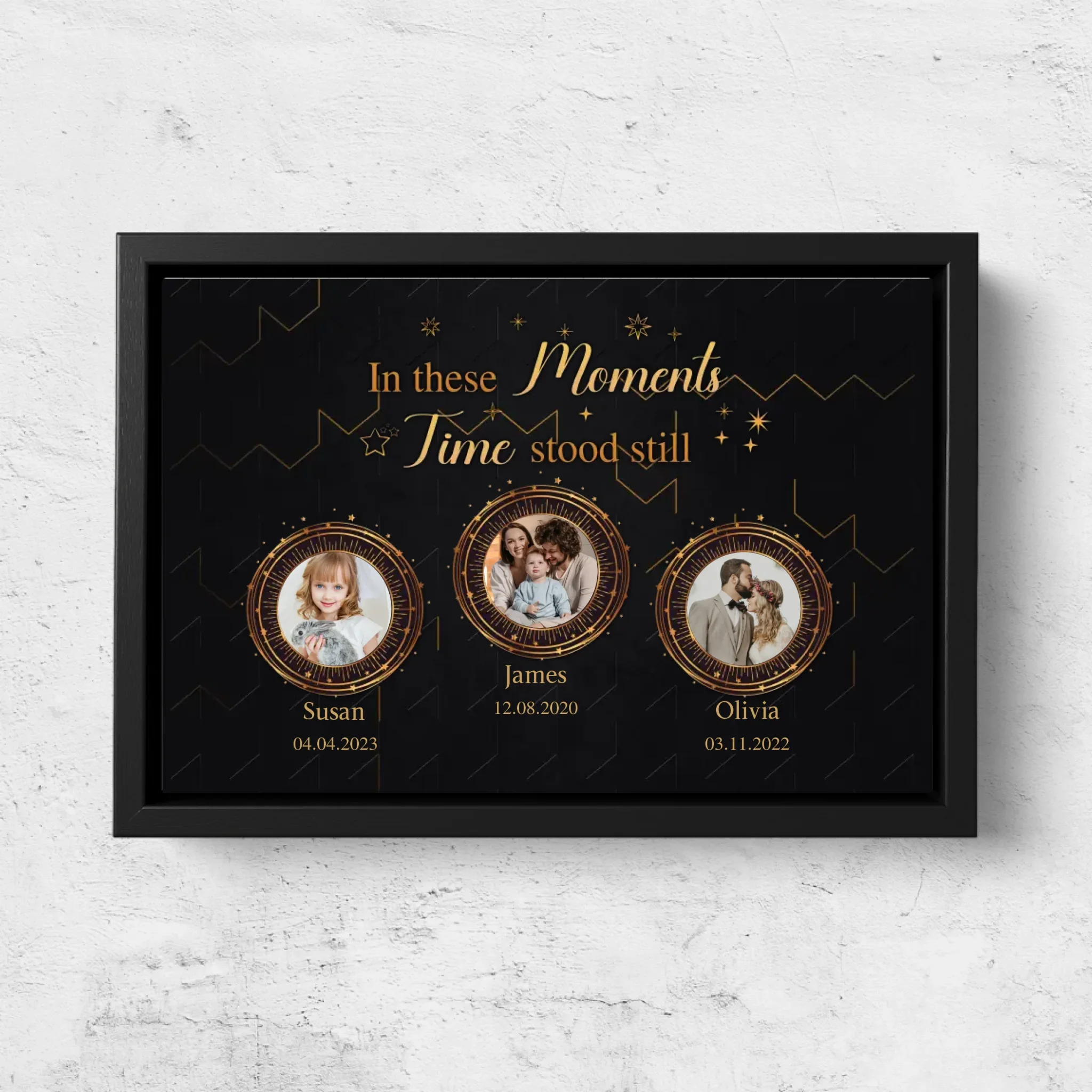 Personalized Canvas "Golden moments" - Image 5
