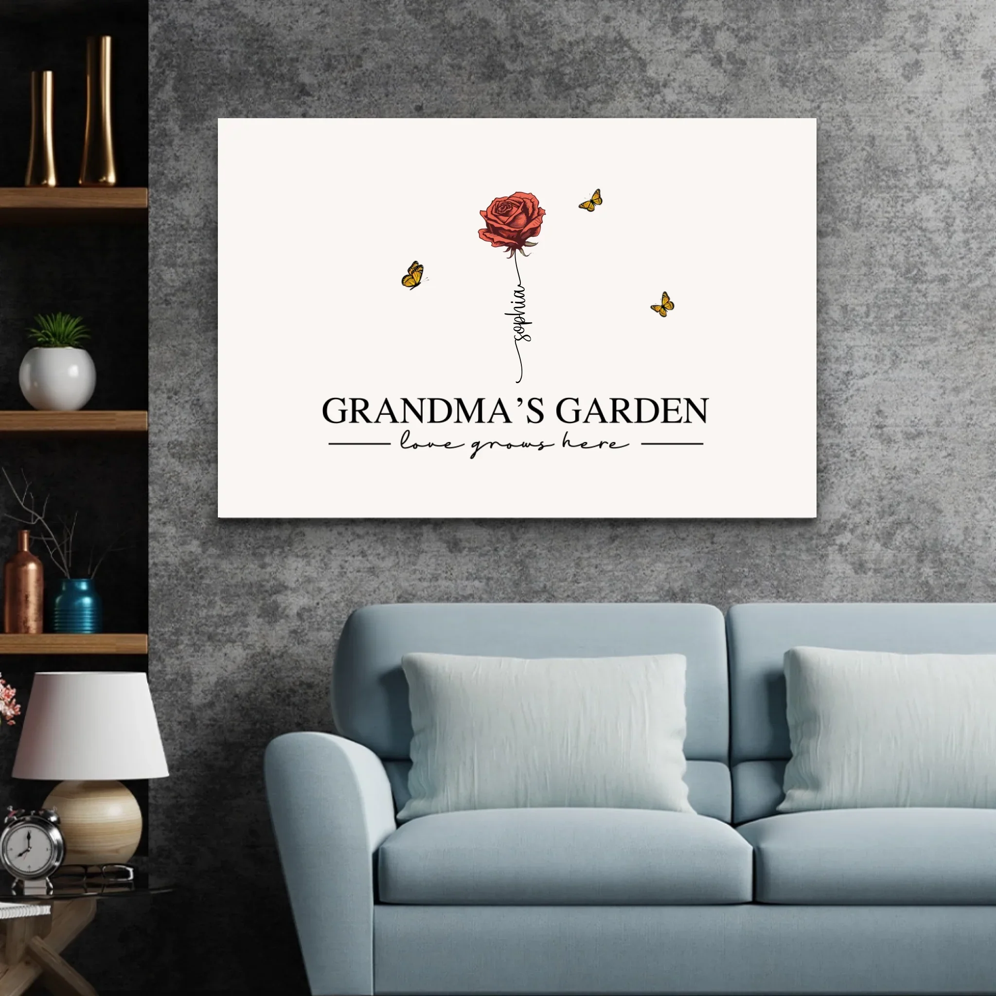 Personalized Canvas “Grandma’s Garden“ - Image 4
