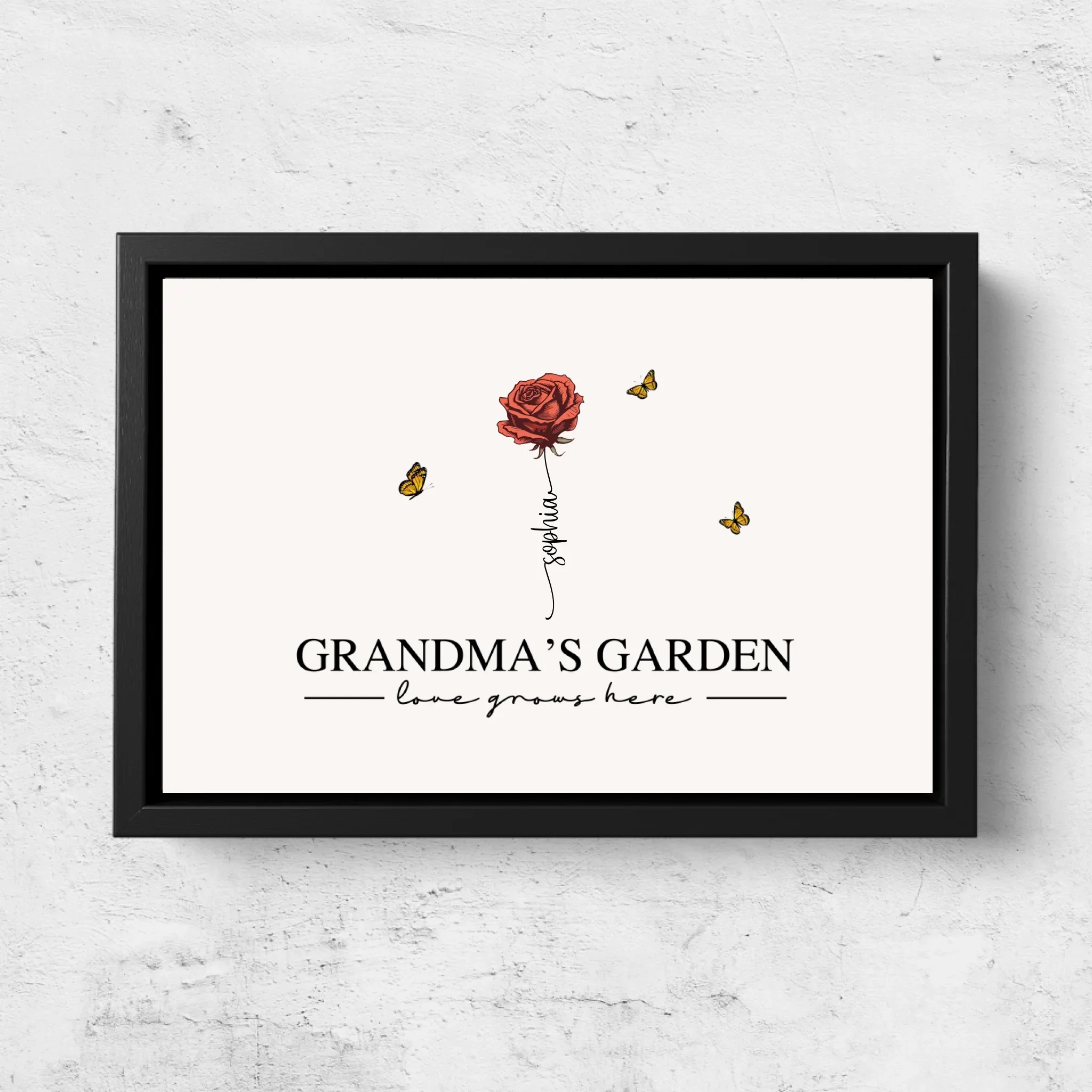 Personalized Canvas “Grandma’s Garden“ - Image 5