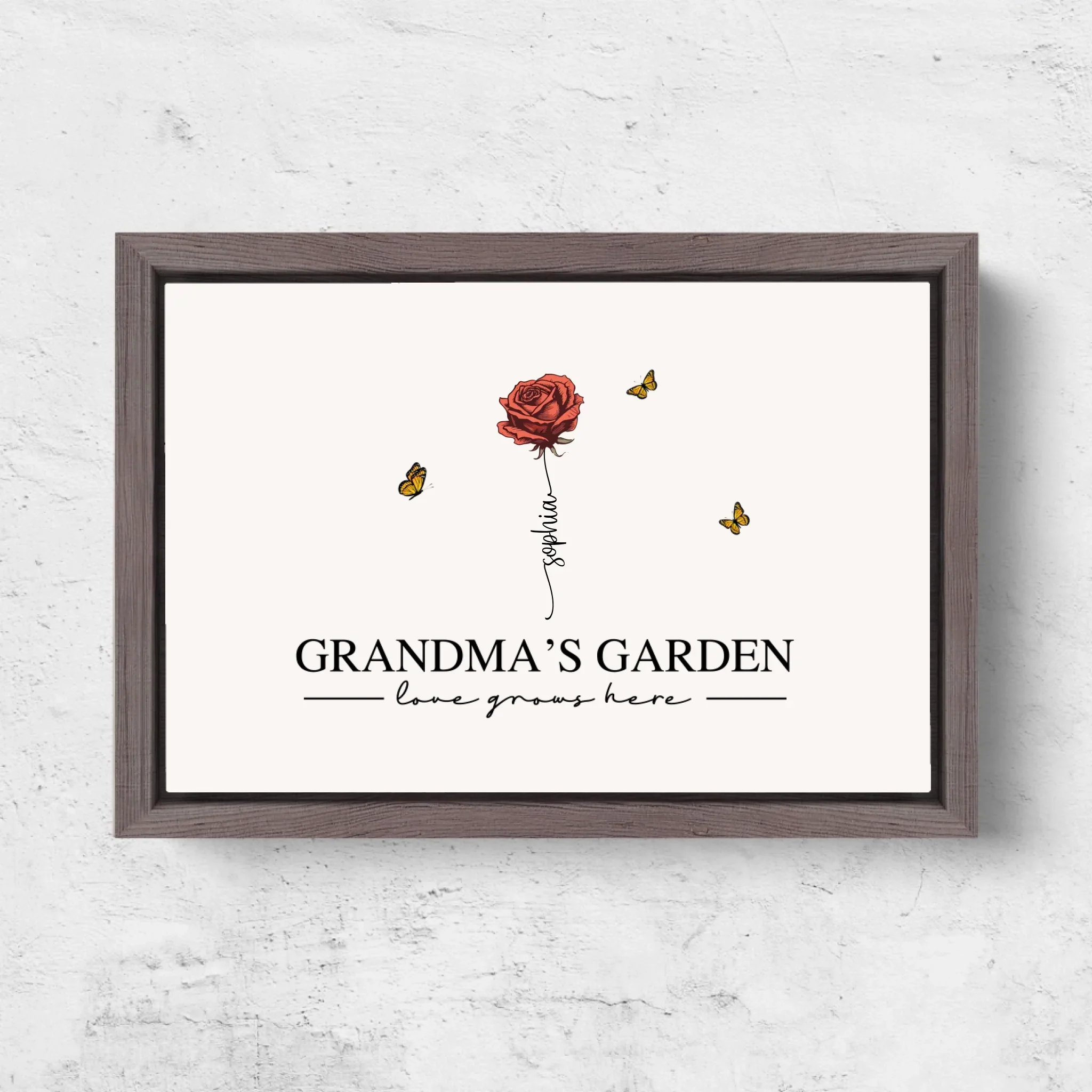 Personalized Canvas “Grandma’s Garden“ - Image 6