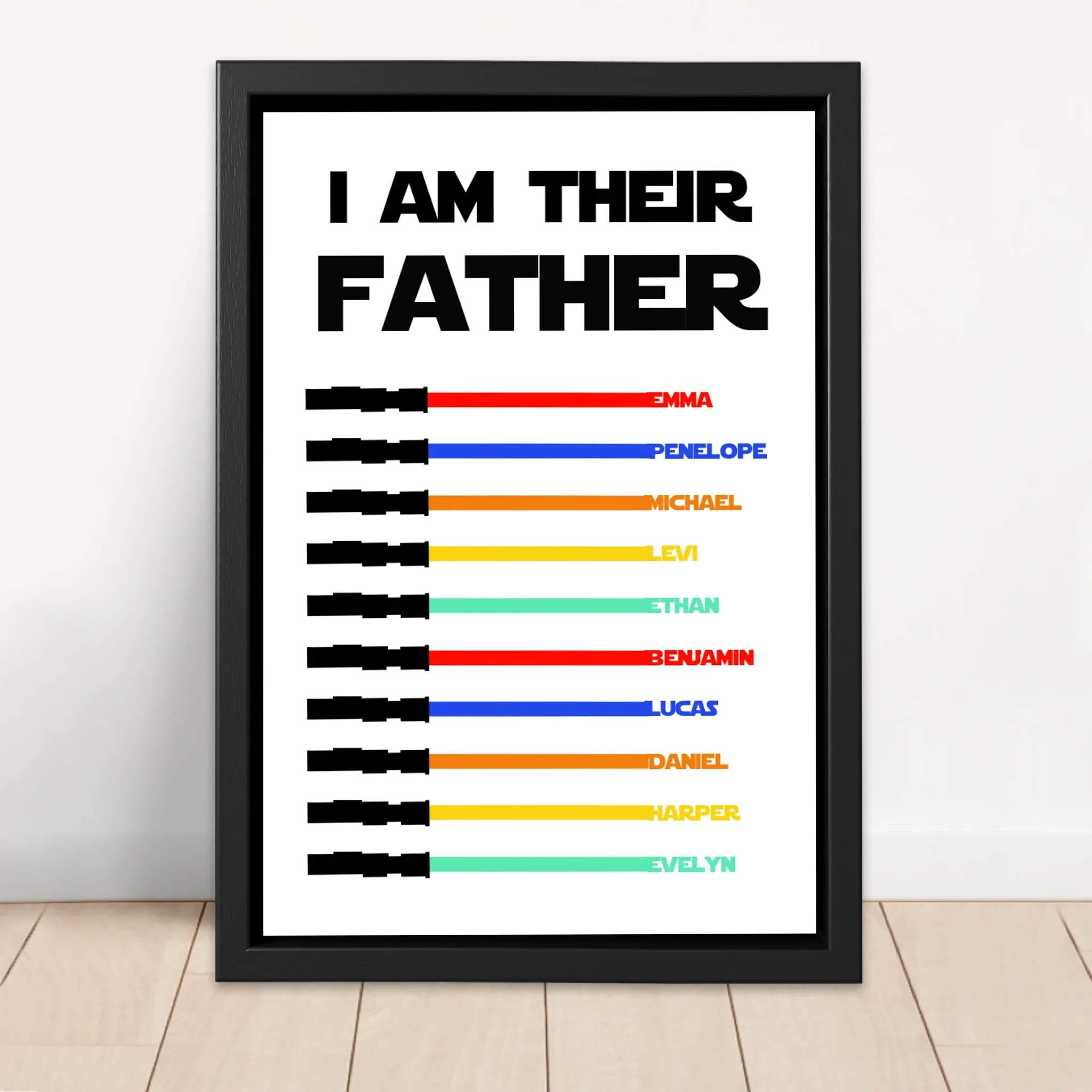 Personalized Canvas "I Am Their Father" - Image 4