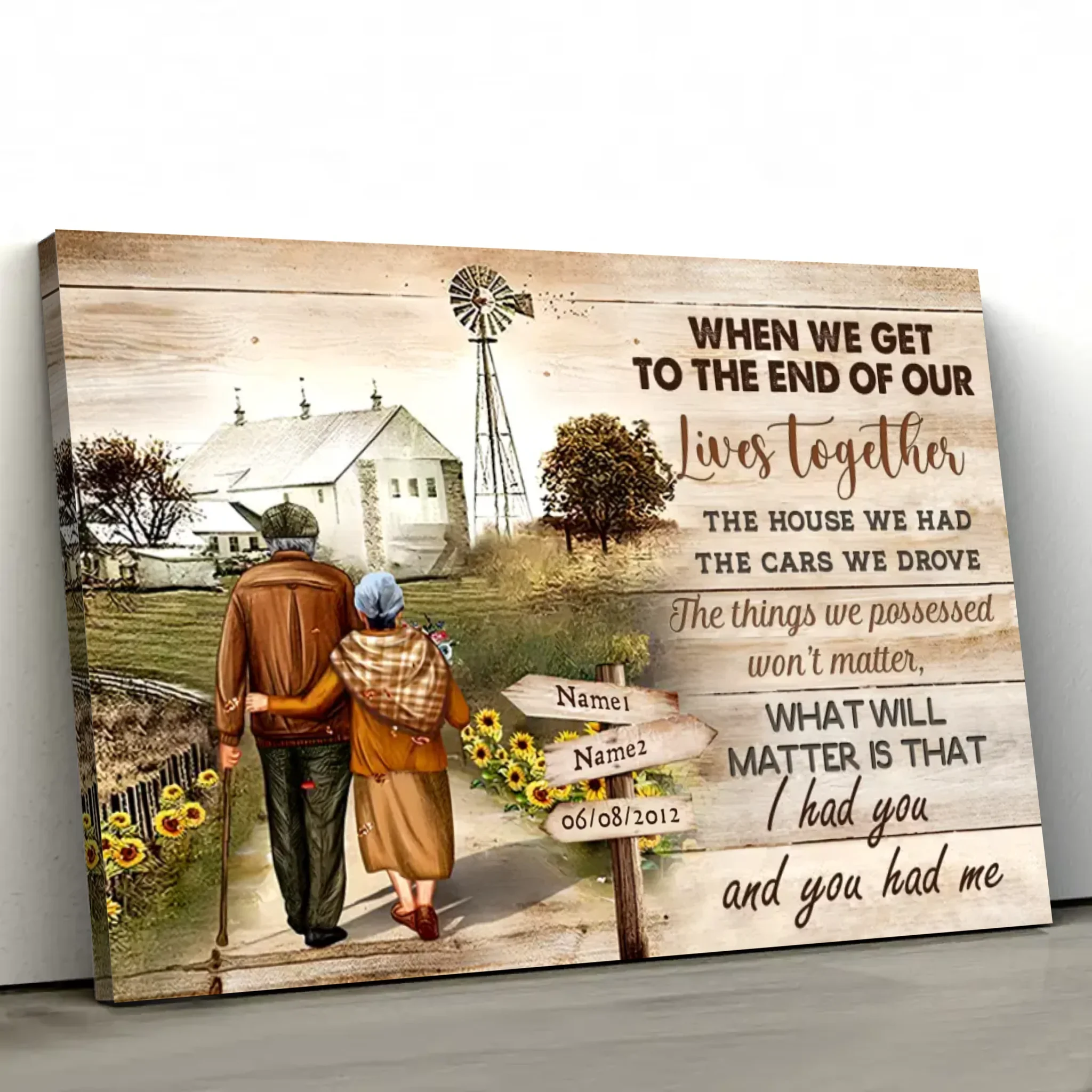 Personalized Canvas “I had you and you had me“ - Image 2
