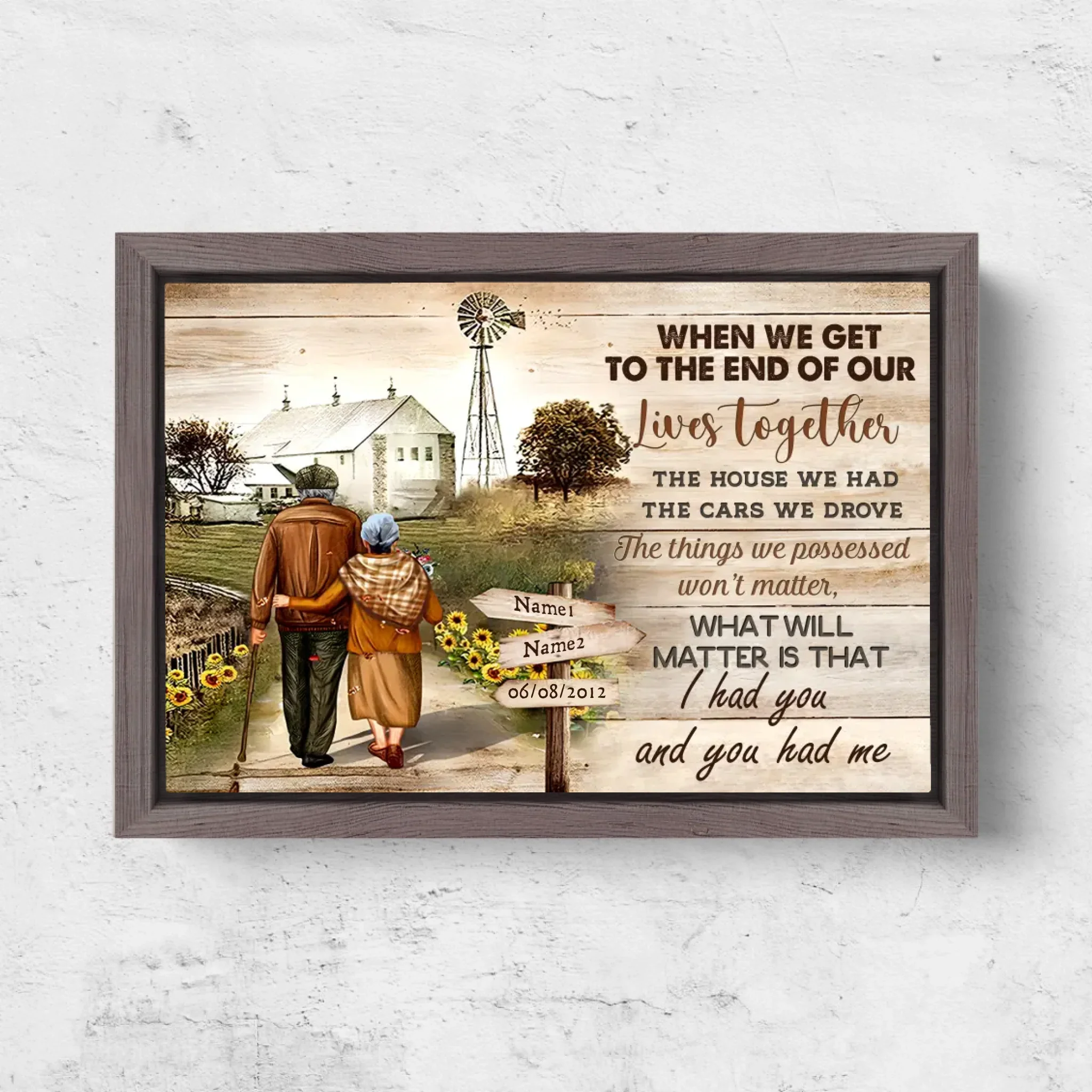 Personalized Canvas “I had you and you had me“ - Image 6