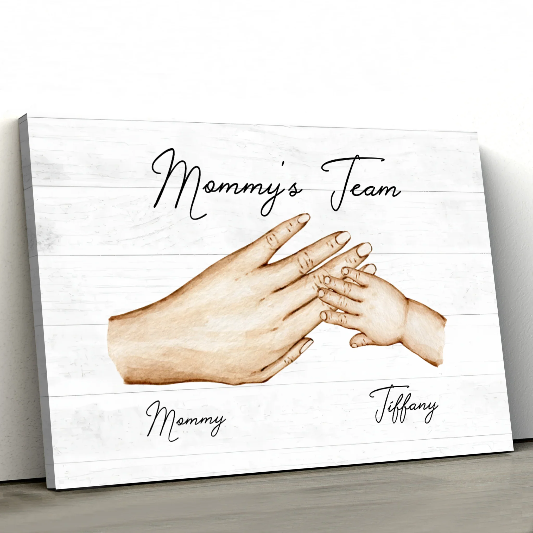 Personalized Canvas "Mommy's Team" - Image 2