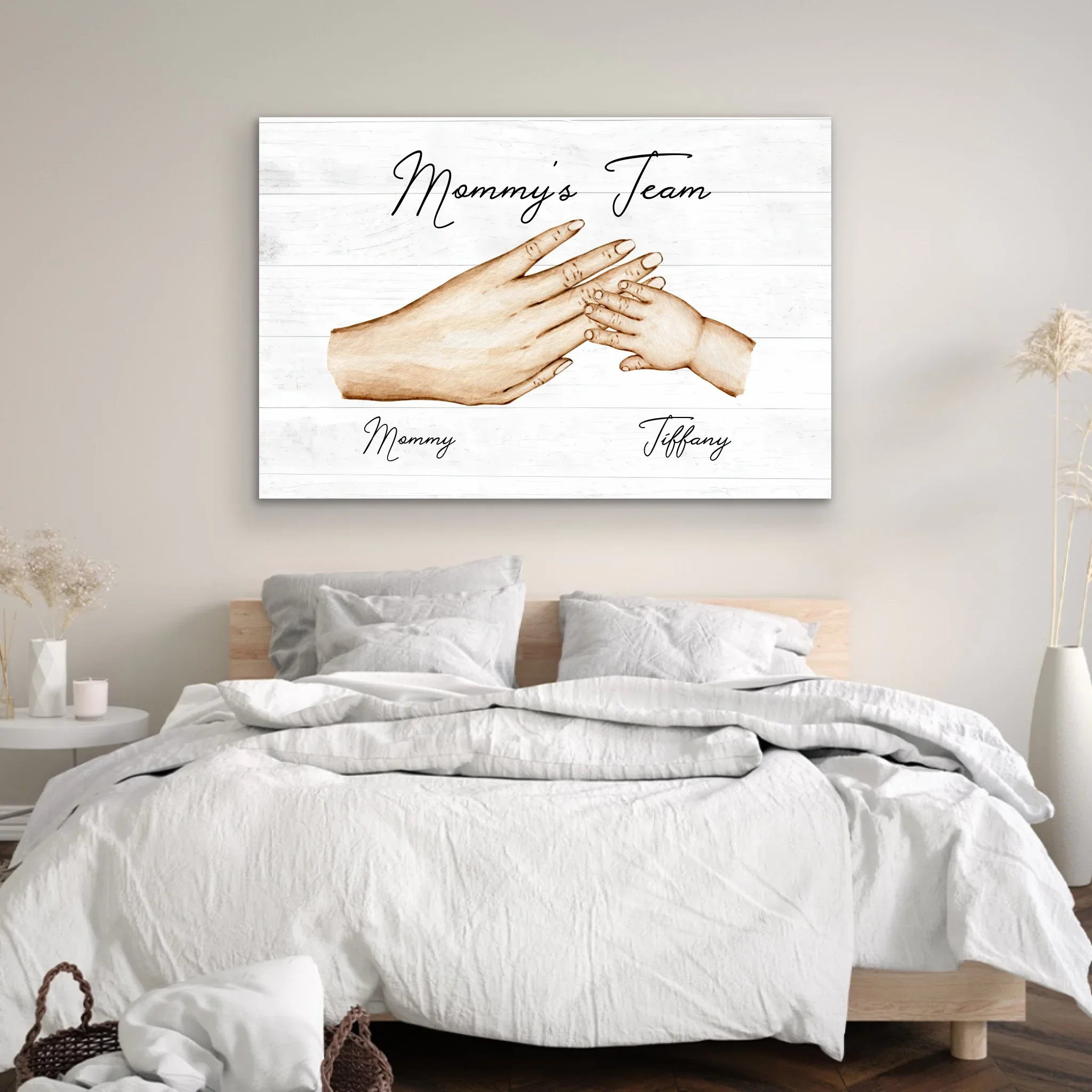 Personalized Canvas "Mommy's Team" - Image 3