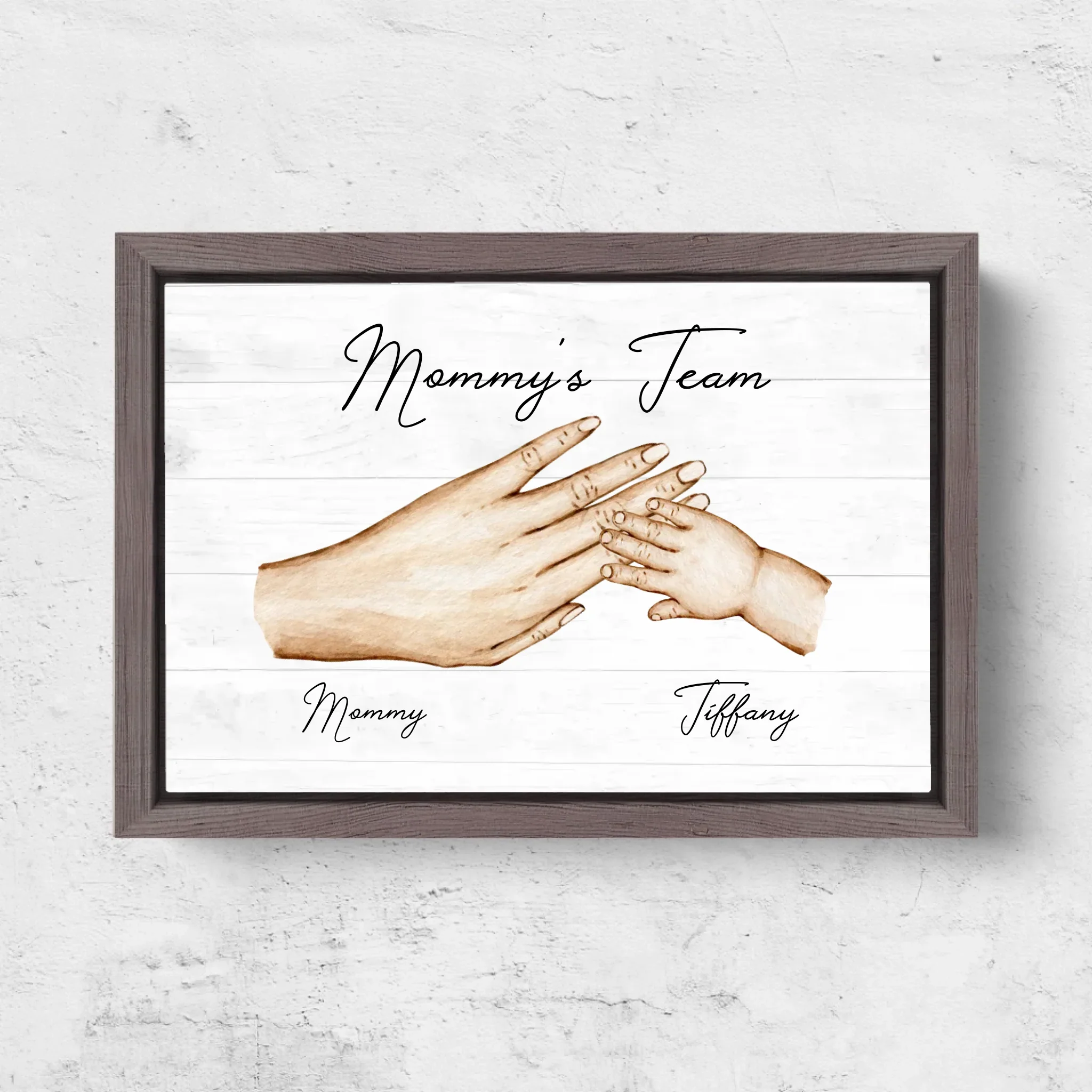 Personalized Canvas "Mommy's Team" - Image 6