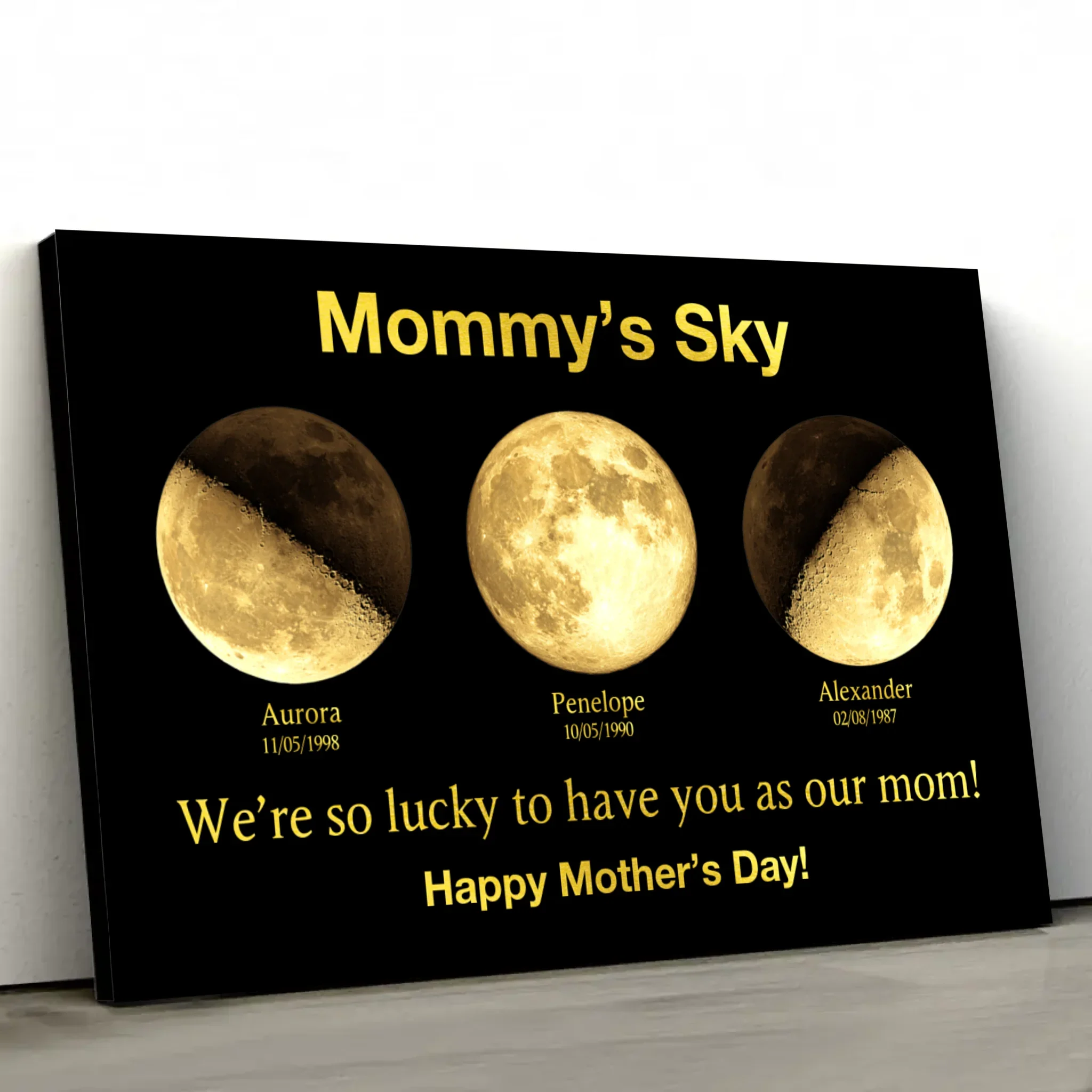 Personalized Canvas "Mommy's Universe" - Image 2