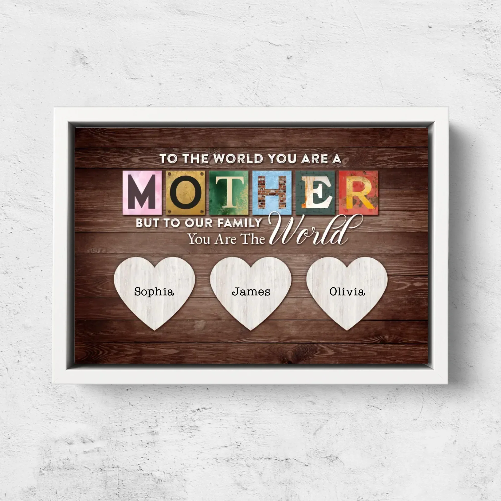 Personalized Canvas "Mom's importance for the family" - Image 7