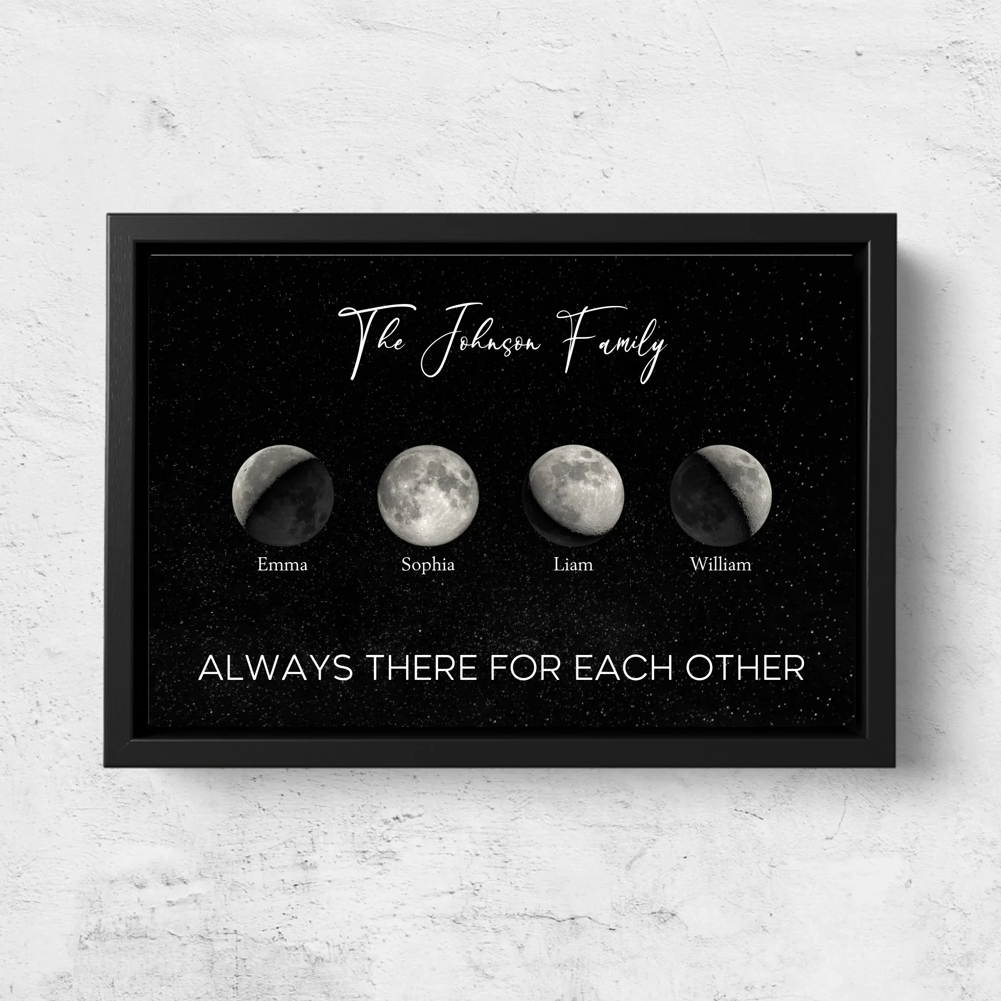 Personalized Canvas "Moon phase for families" - Image 5