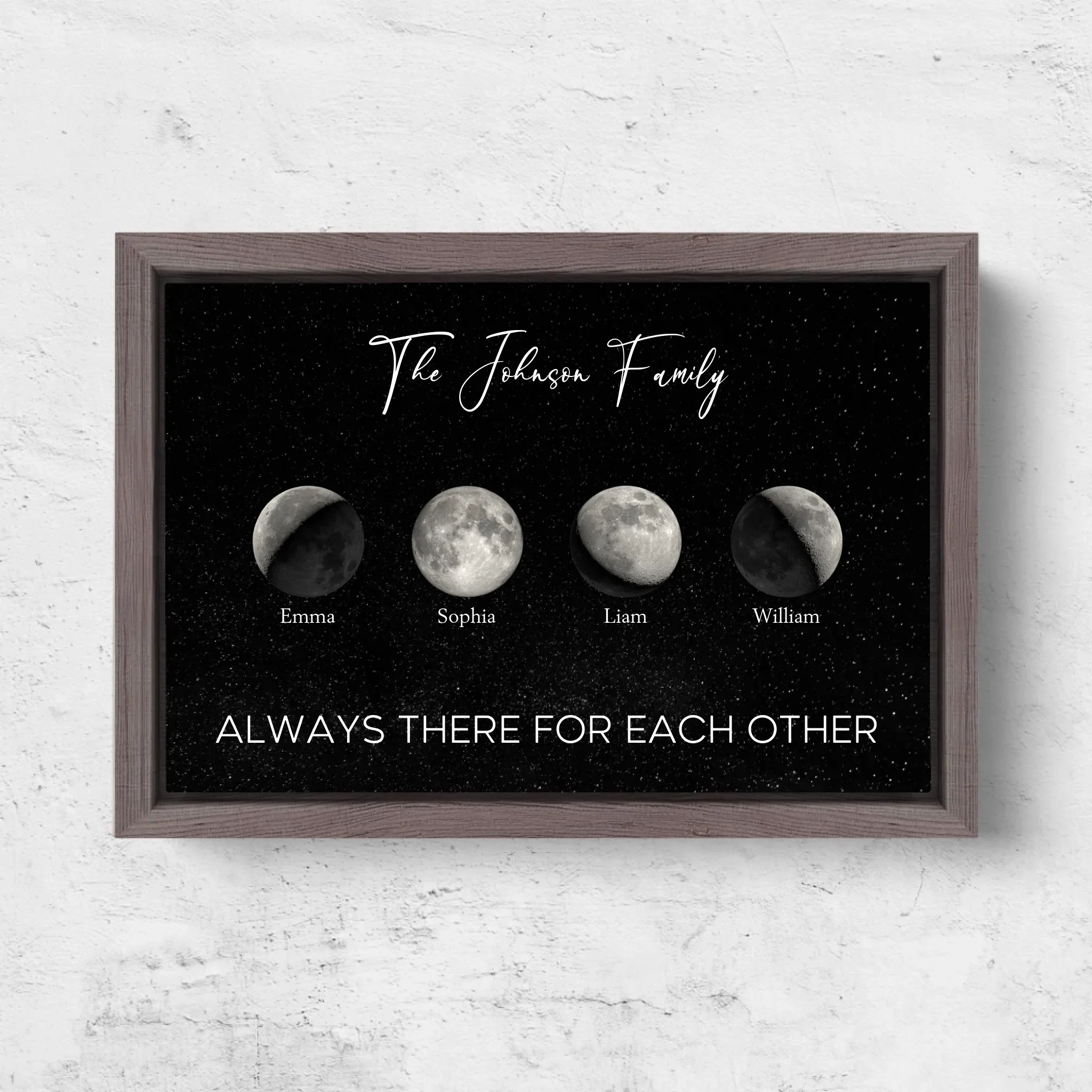 Personalized Canvas "Moon phase for families" - Image 6