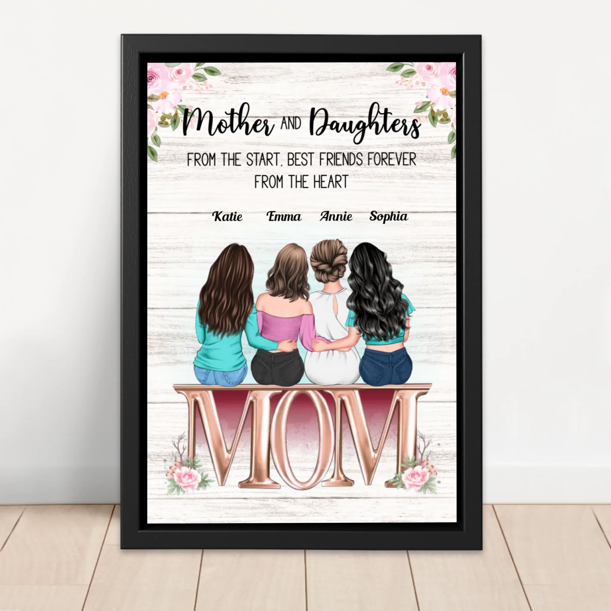 Personalized Canvas "Mother and Daughter" - Image 4
