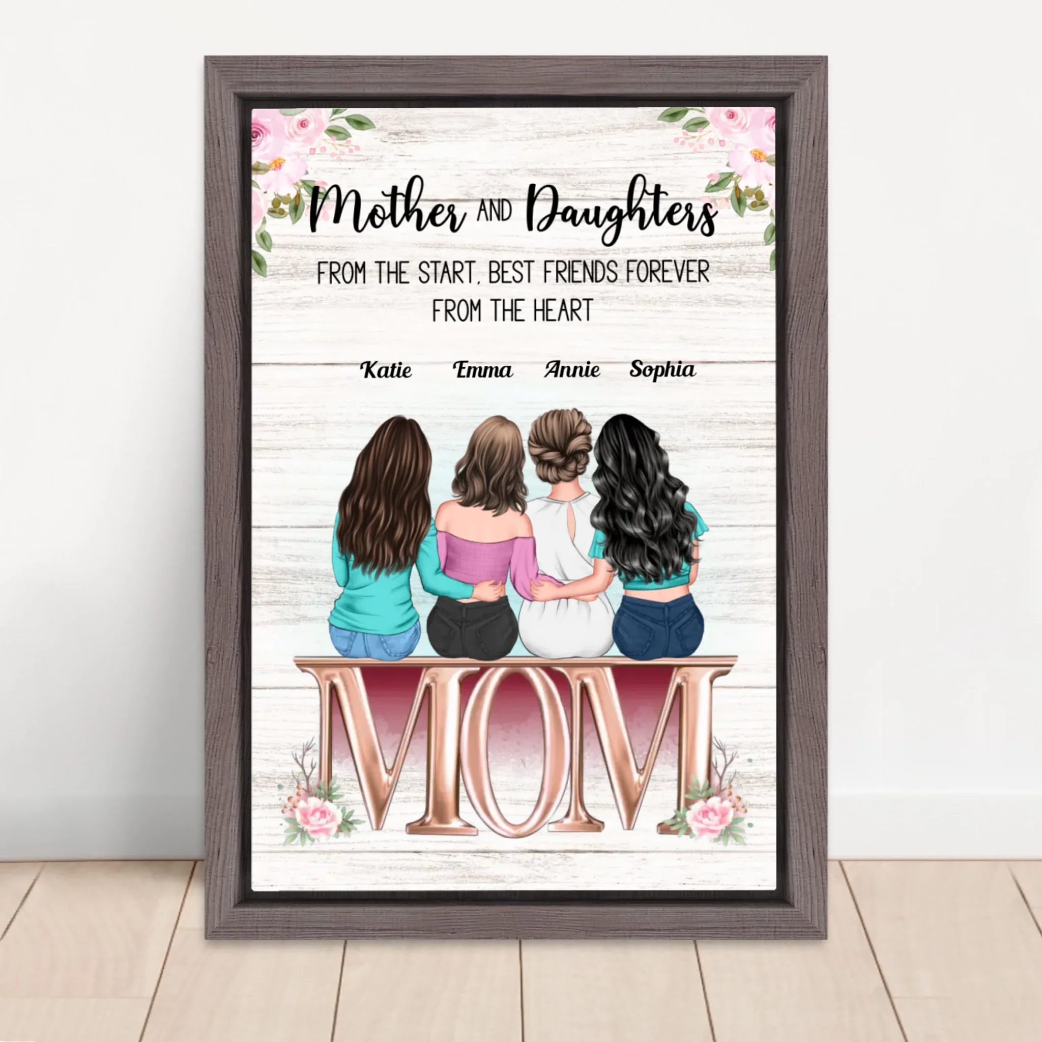 Personalized Canvas "Mother and Daughter" - Image 5