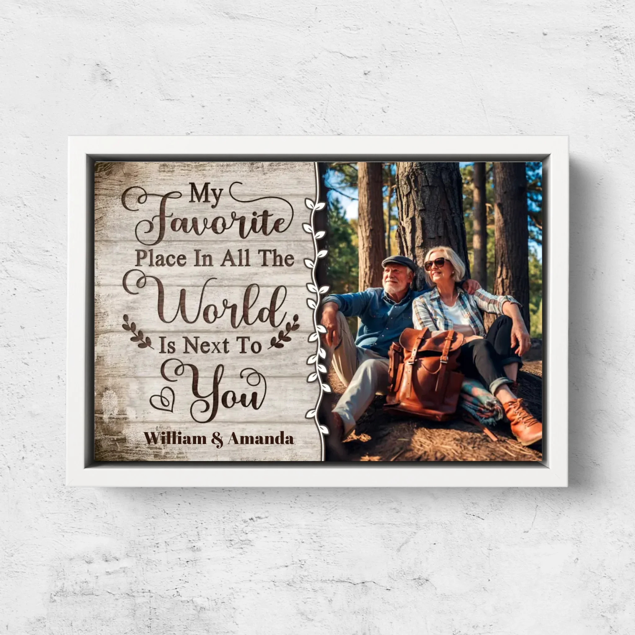 Personalized Canvas “My favorite Place in all the world“ - Image 7