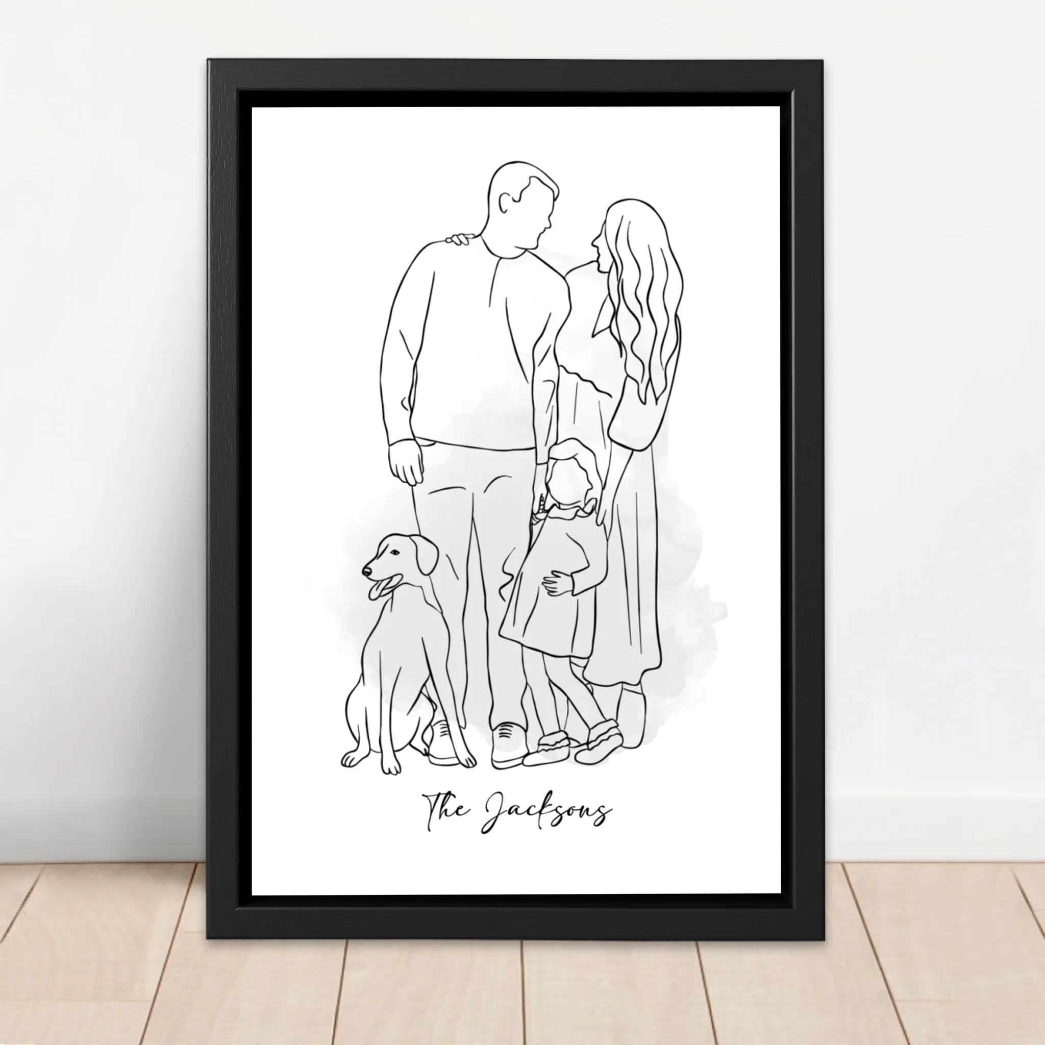 Personalized Canvas – One Line Drawing - Image 4